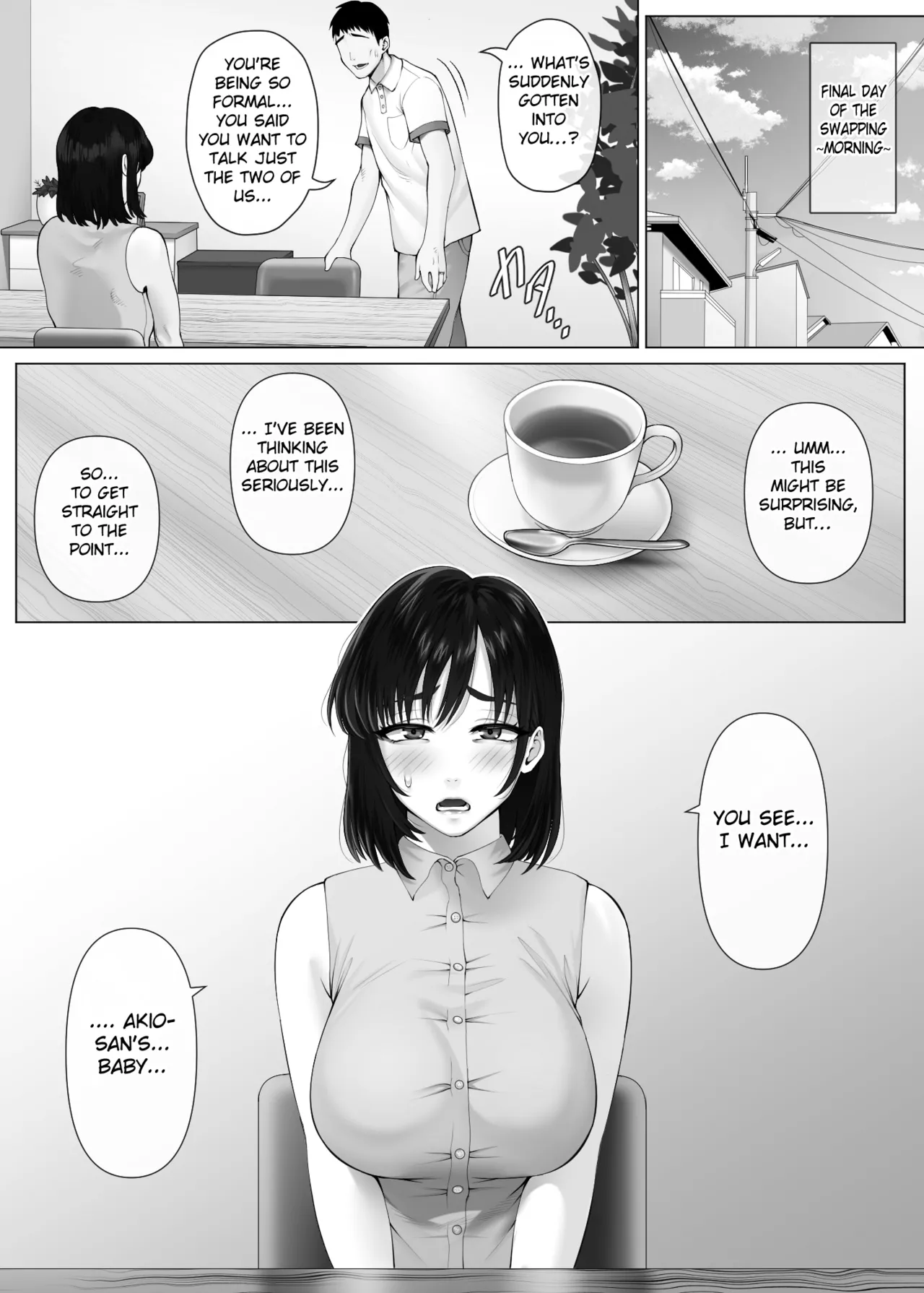 [Mitsumitsu Niku (Hikitogu)]LeveChi na Swapping 3 ~Honrosareru Fuufu Hen~ | Swapping on a Whole New Level 3 ~The Couple At The Mercy Of Others~[English] [Fated Circle] Page 138