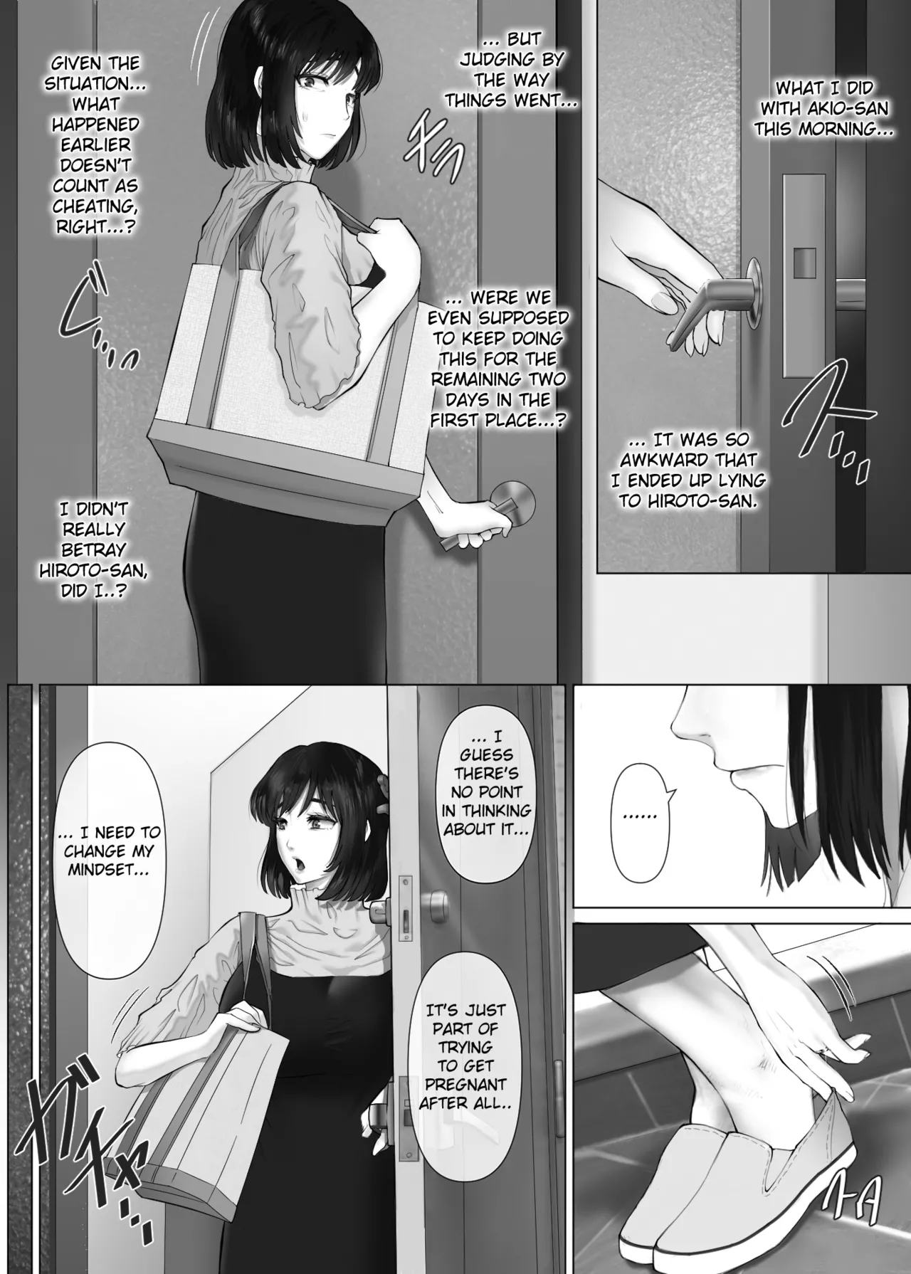 [Mitsumitsu Niku (Hikitogu)]LeveChi na Swapping 3 ~Honrosareru Fuufu Hen~ | Swapping on a Whole New Level 3 ~The Couple At The Mercy Of Others~[English] [Fated Circle] Page 24