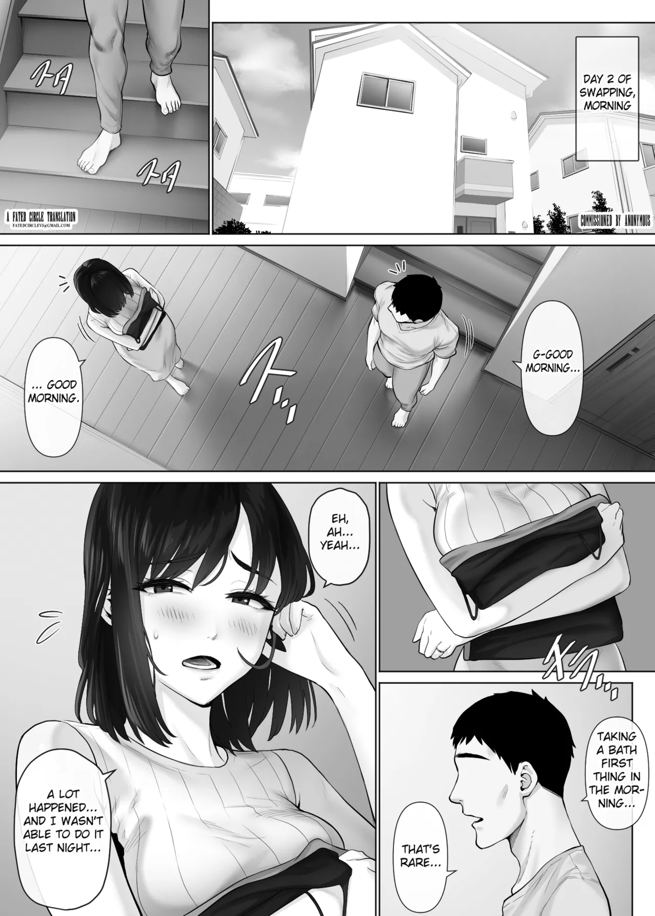 [Mitsumitsu Niku (Hikitogu)]LeveChi na Swapping 3 ~Honrosareru Fuufu Hen~ | Swapping on a Whole New Level 3 ~The Couple At The Mercy Of Others~[English] [Fated Circle] Page 3