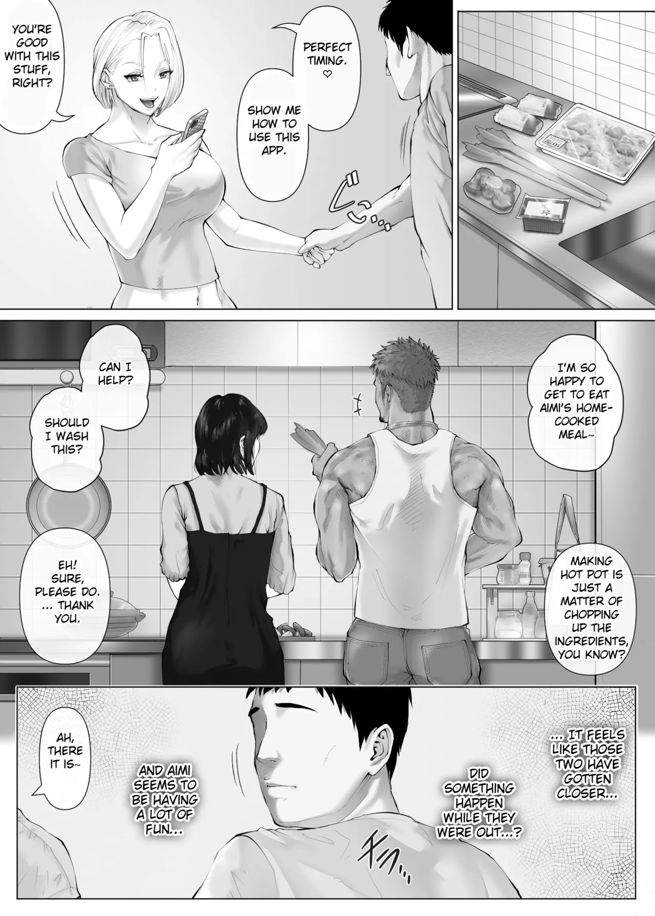 [Mitsumitsu Niku (Hikitogu)]LeveChi na Swapping 3 ~Honrosareru Fuufu Hen~ | Swapping on a Whole New Level 3 ~The Couple At The Mercy Of Others~[English] [Fated Circle] Page 99