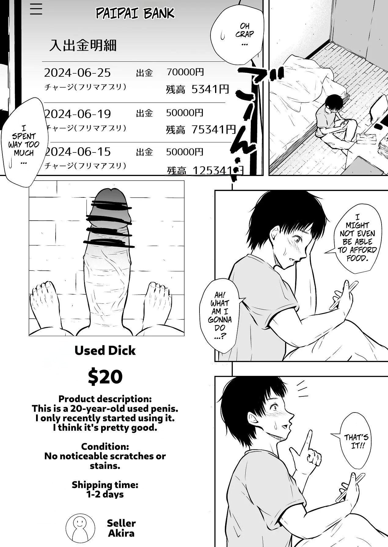 [Ikedaya]Saikin Hayari no FleaMa Appli de wa, Manko mo Kaerurashii | Lately, You Can Even Buy Pussy on Flea Market Apps[English] [CopyOf] Page 48
