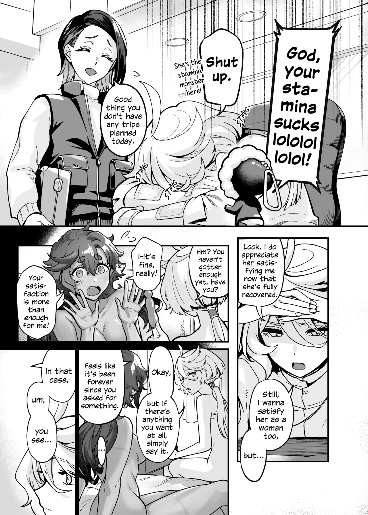 [Tendoushi (Tendou Itsuki)]Chanto Manzoku Sasete Ageru Kara, Baka | Since I'll Satisfy You, Stupid(Mobile Suit Gundam: The Witch from Mercury) [English] [Digital] Page 10