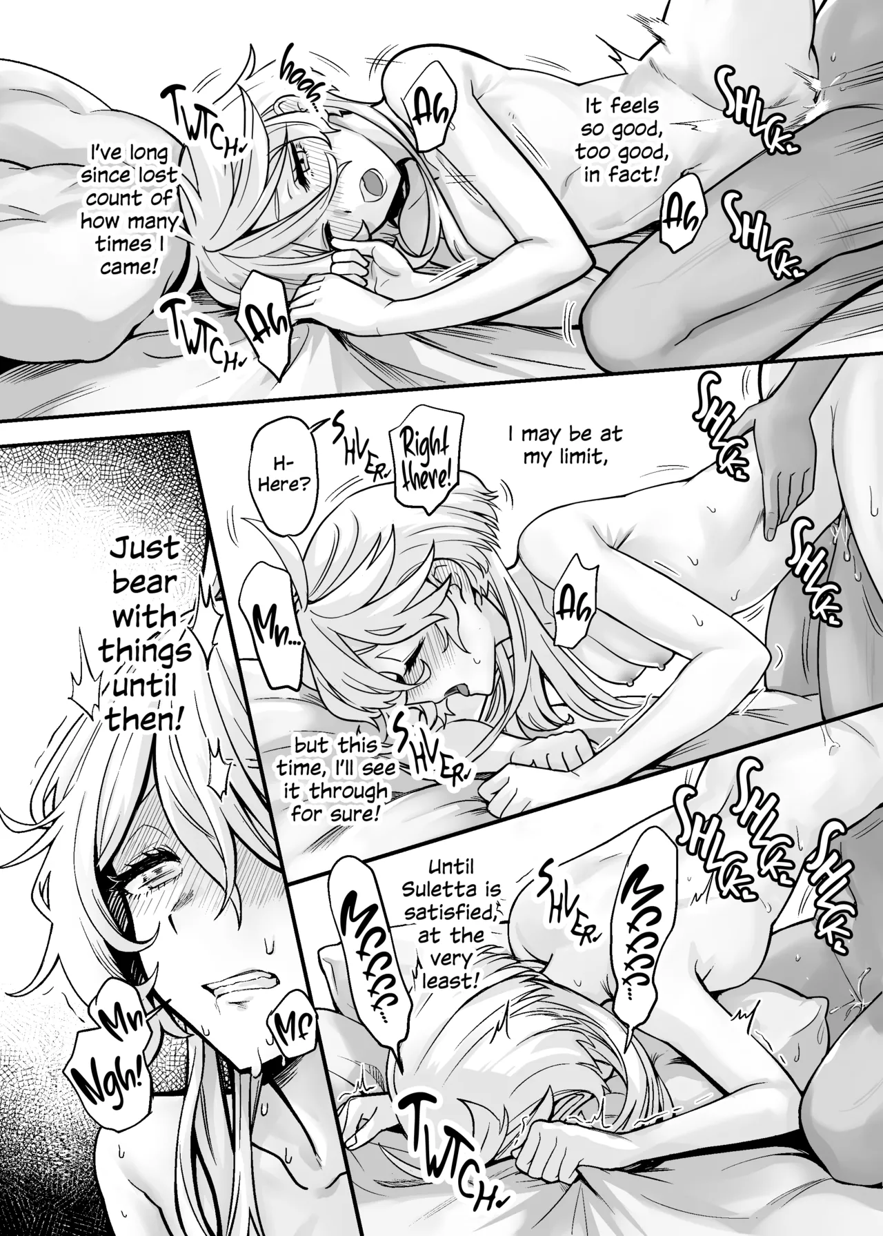 [Tendoushi (Tendou Itsuki)]Chanto Manzoku Sasete Ageru Kara, Baka | Since I'll Satisfy You, Stupid(Mobile Suit Gundam: The Witch from Mercury) [English] [Digital] Page 7
