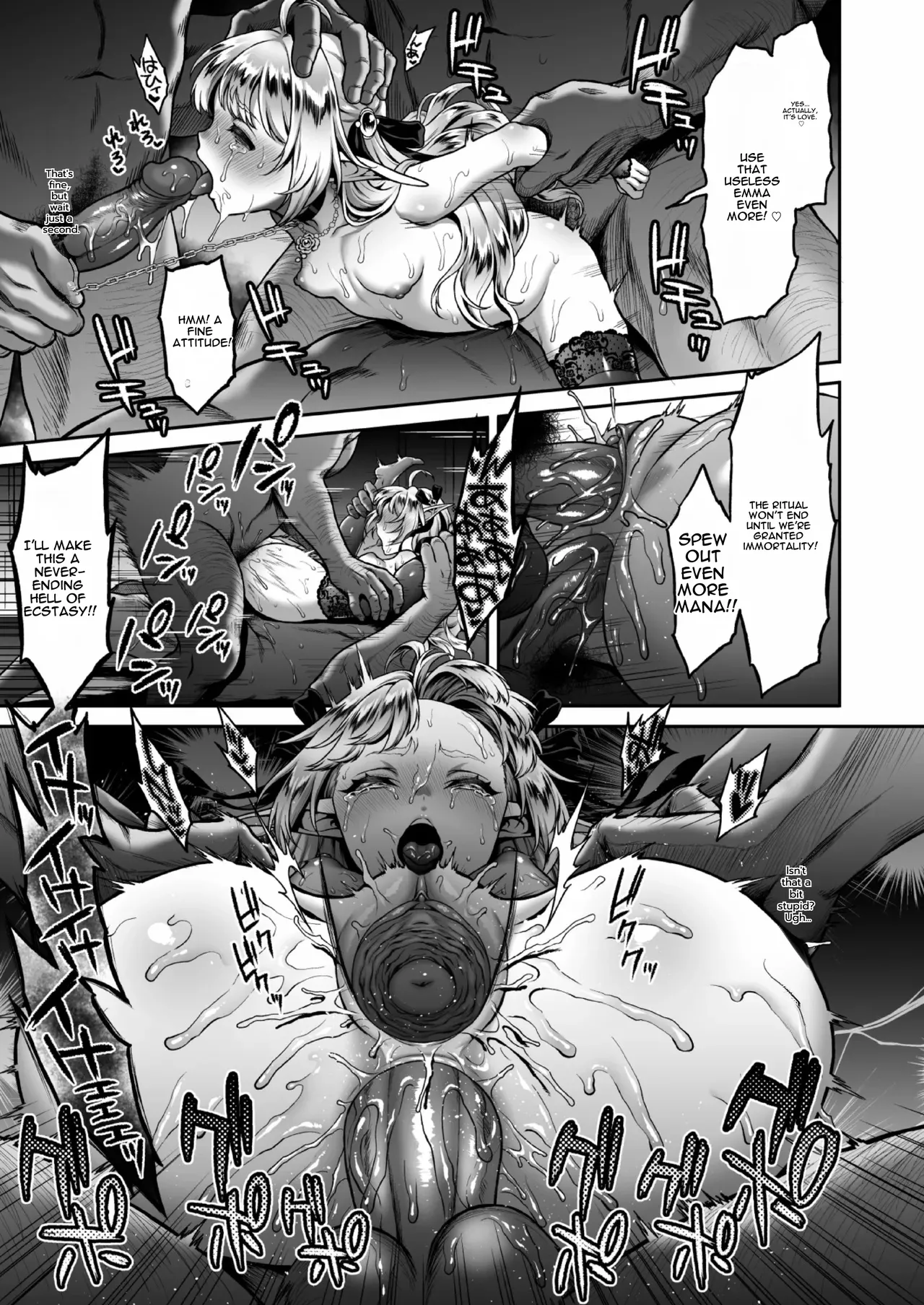 [H.B.A (Usagi Nagomu)]The Twilight Elf of the Evening 6: High Elf Turned Harlot 3[Decensored] [Digital] [English] Page 28