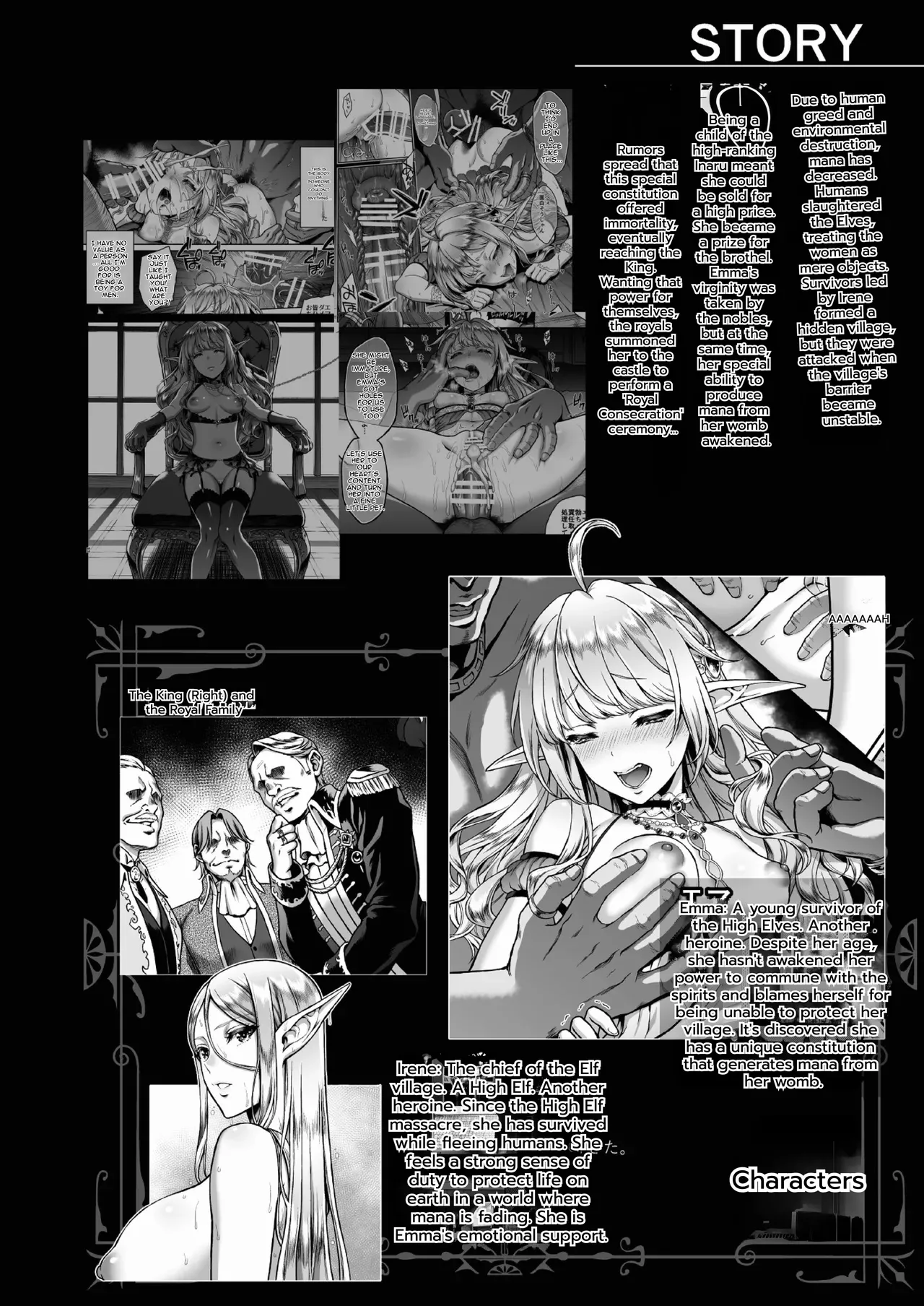 [H.B.A (Usagi Nagomu)]The Twilight Elf of the Evening 6: High Elf Turned Harlot 3[Decensored] [Digital] [English] Page 3