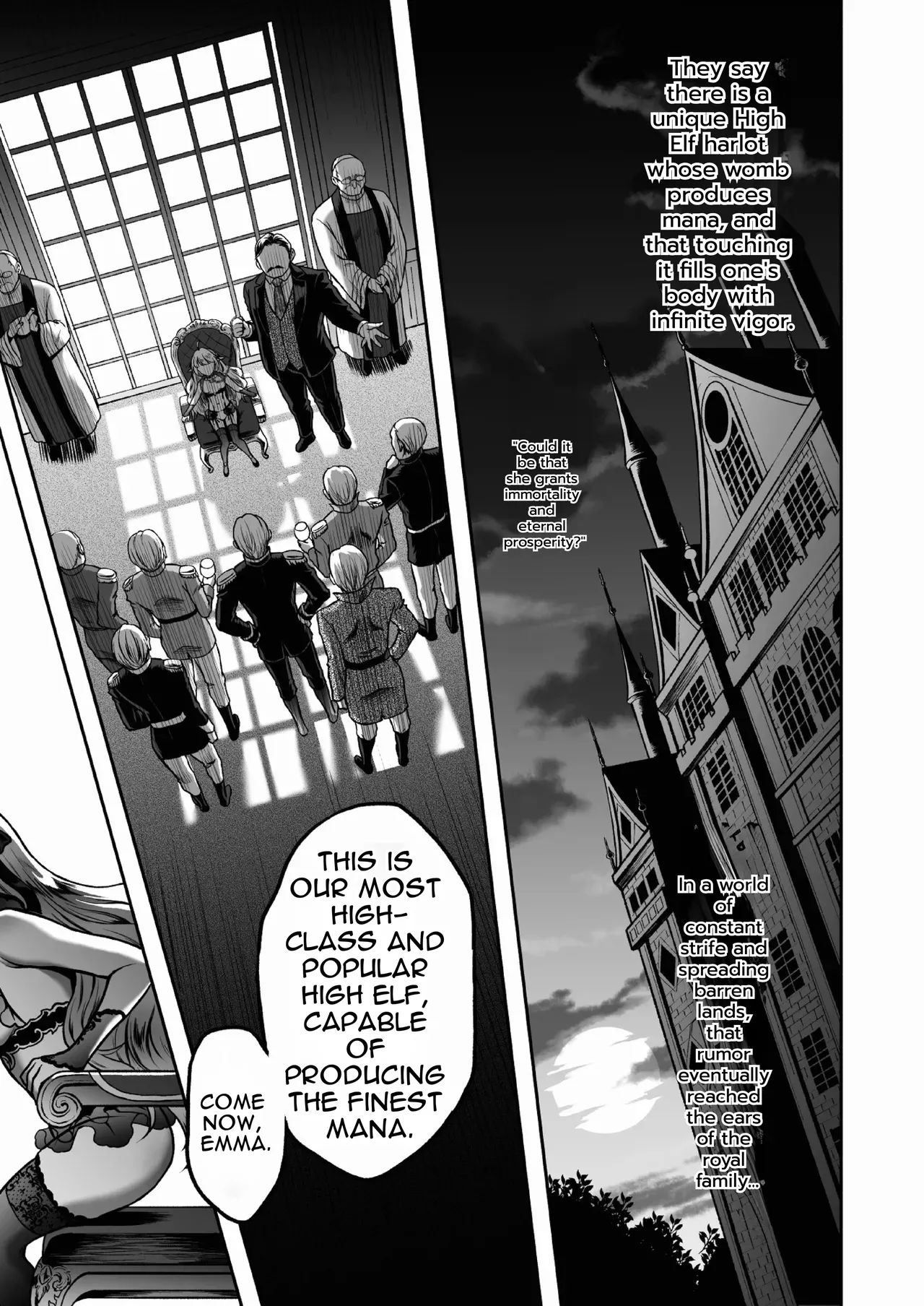 [H.B.A (Usagi Nagomu)]The Twilight Elf of the Evening 6: High Elf Turned Harlot 3[Decensored] [Digital] [English] Page 4