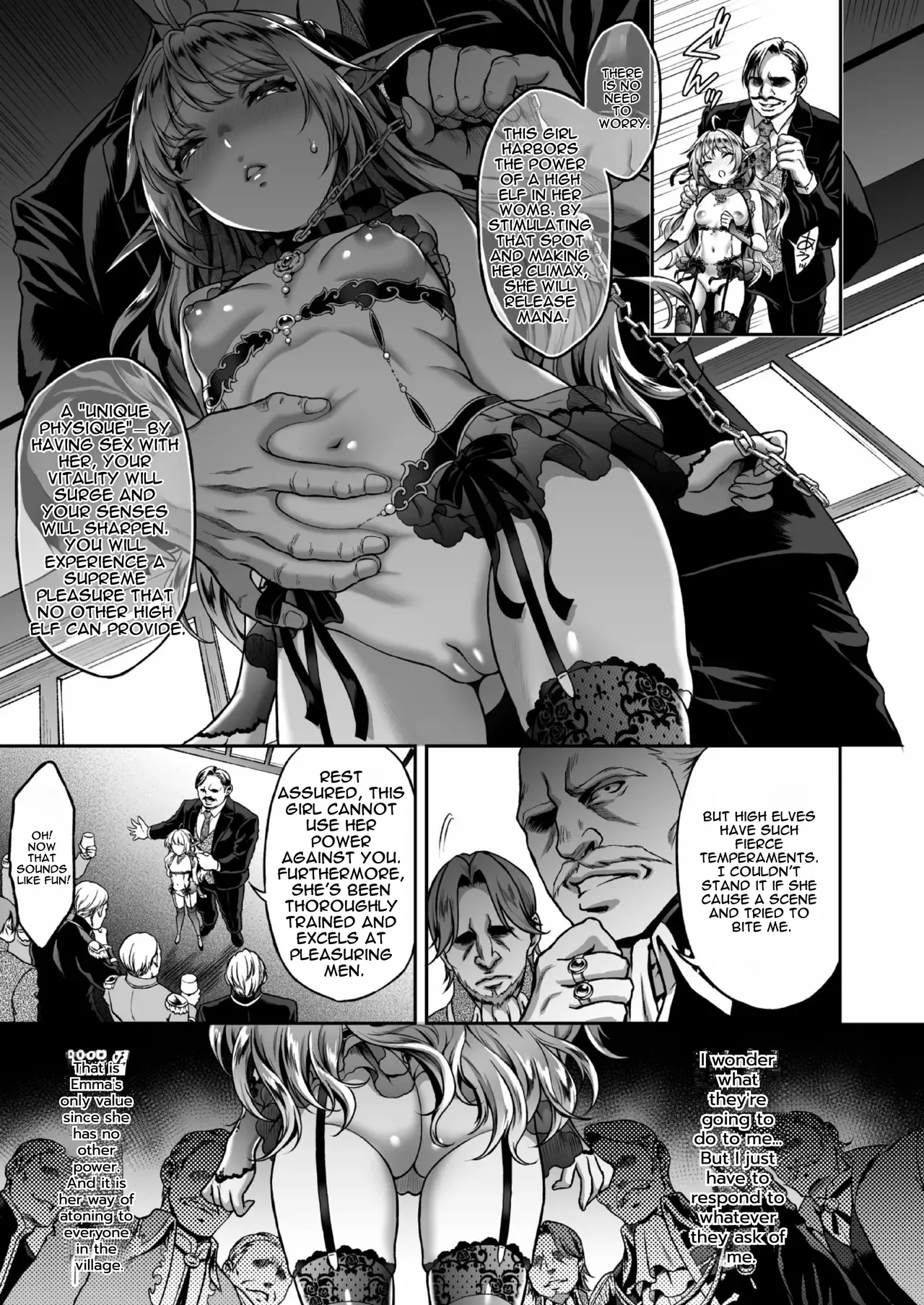 [H.B.A (Usagi Nagomu)]The Twilight Elf of the Evening 6: High Elf Turned Harlot 3[Decensored] [Digital] [English] Page 6