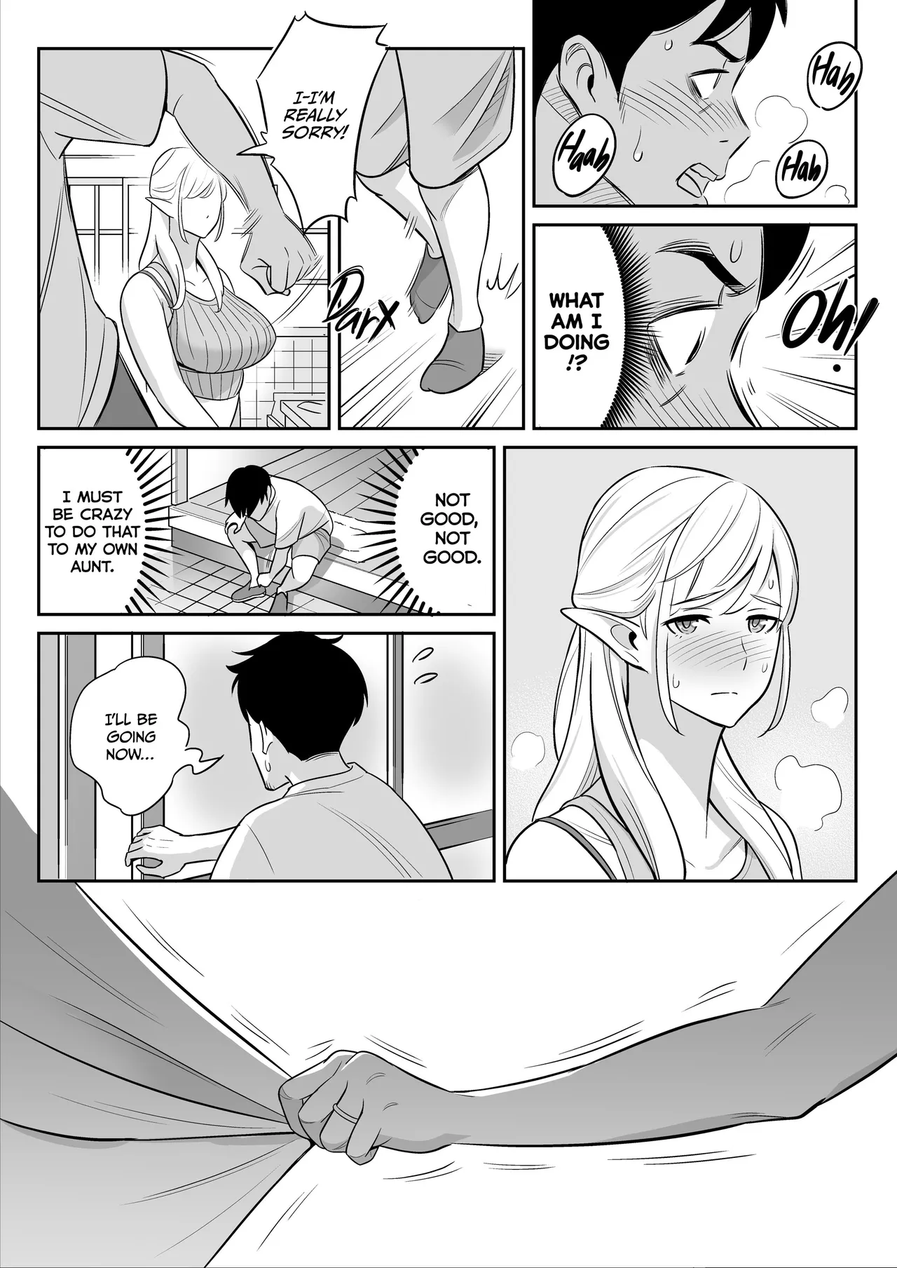 [Alps1mando]My Elf Aunt's Explosive Sexual Reawakening[English] [Decensored] Page 13