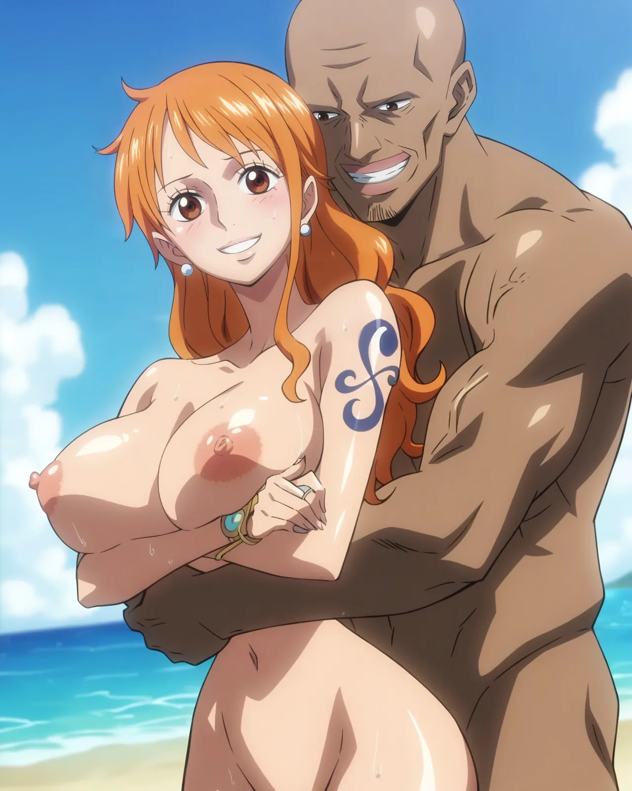 [sticky]nami x bbc beach[ai generated] Page 10