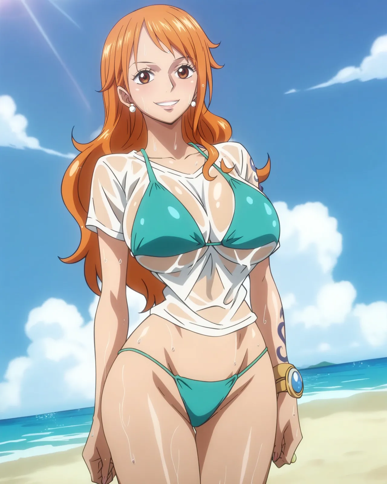 [sticky]nami x bbc beach[ai generated] Page 3