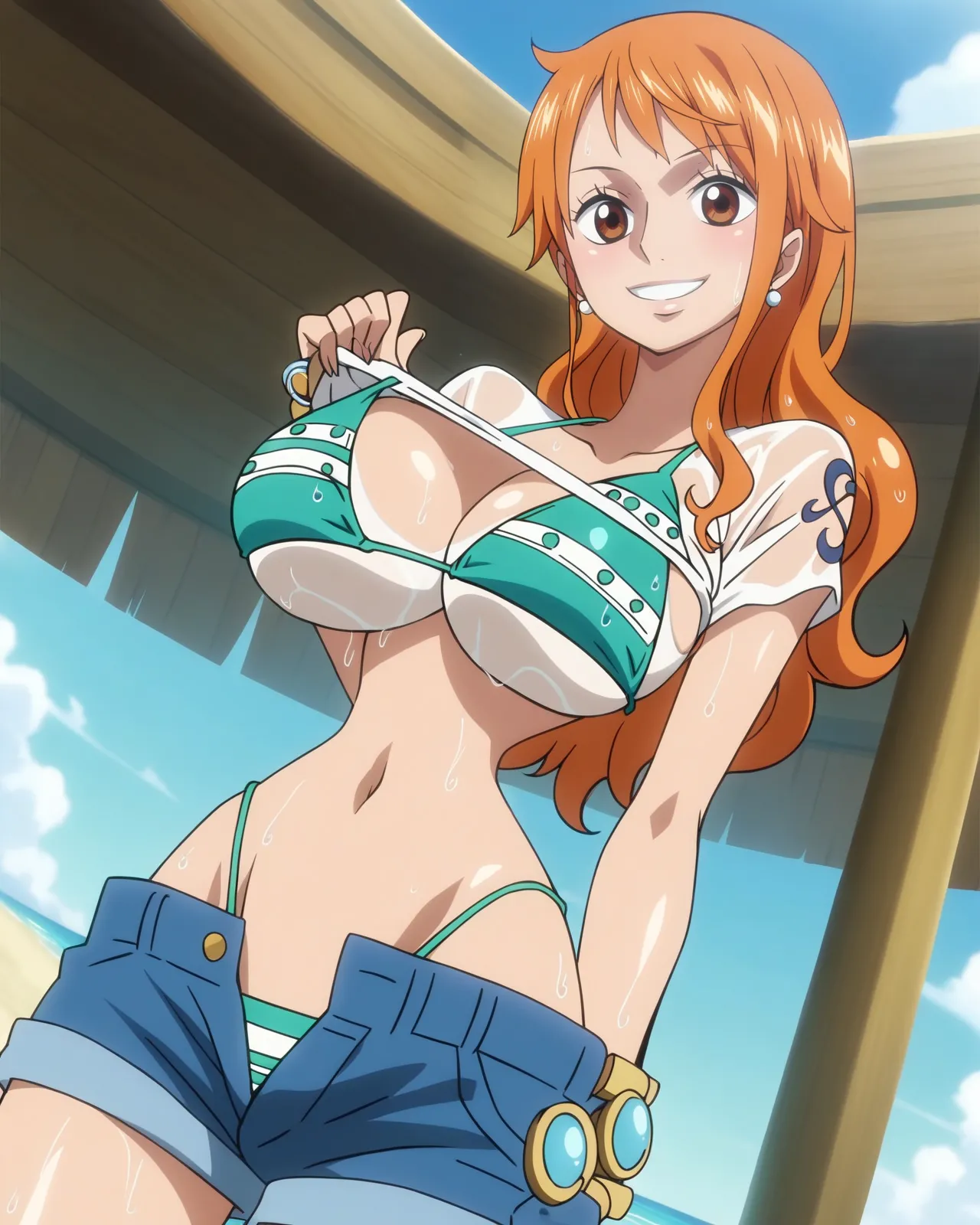 [sticky]nami x bbc beach[ai generated] Page 5