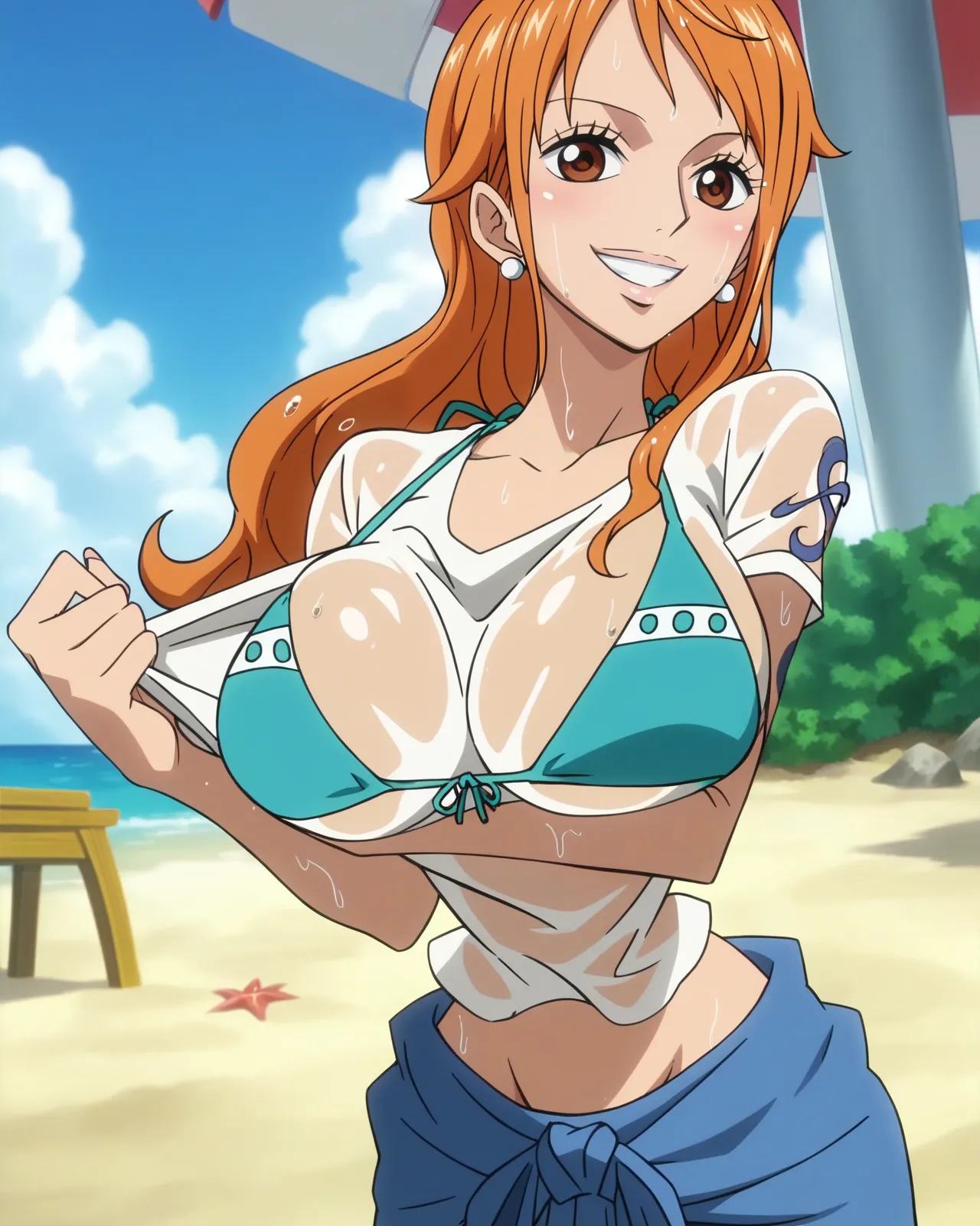 [sticky]nami x bbc beach[ai generated] Page 6