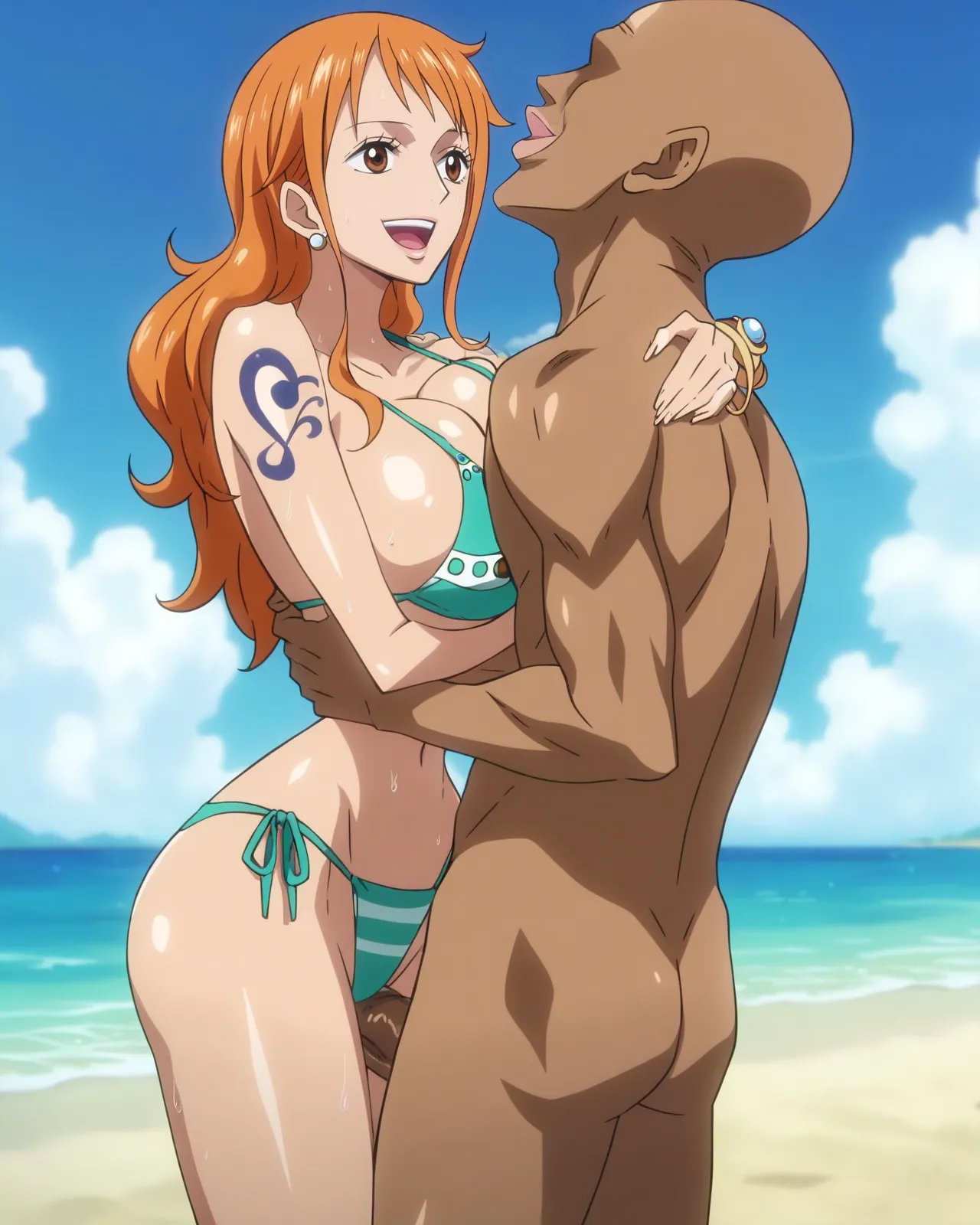 [sticky]nami x bbc beach[ai generated] Page 7