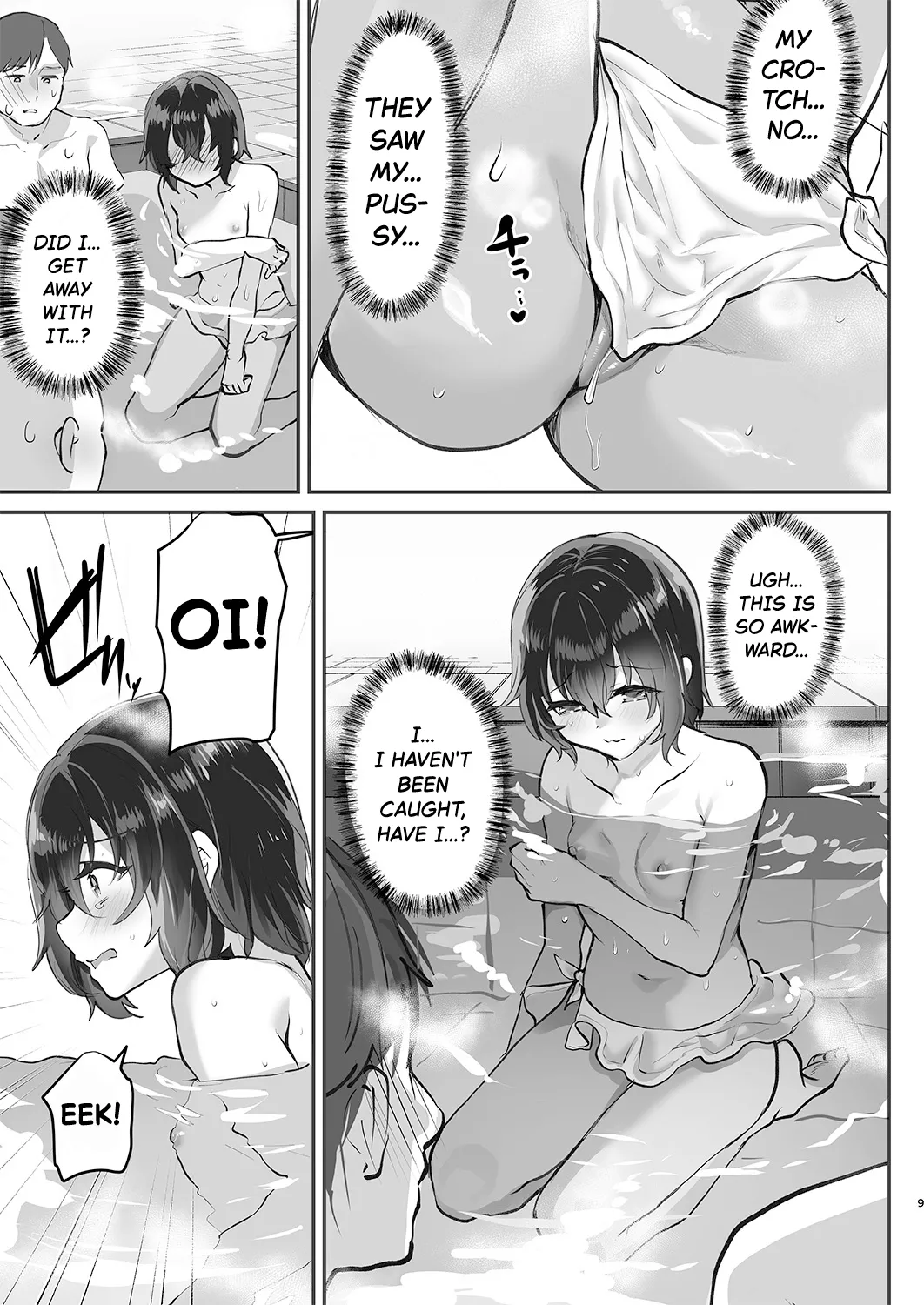 [Shimajiya (Shimaji)]Otokoburo Challenge... Shippai! Sauna de Kakomare... | Men's Bath Challenge... Failed! Cornered in the Sauna...[English] [FueledByMBG] [Digital] Page 10