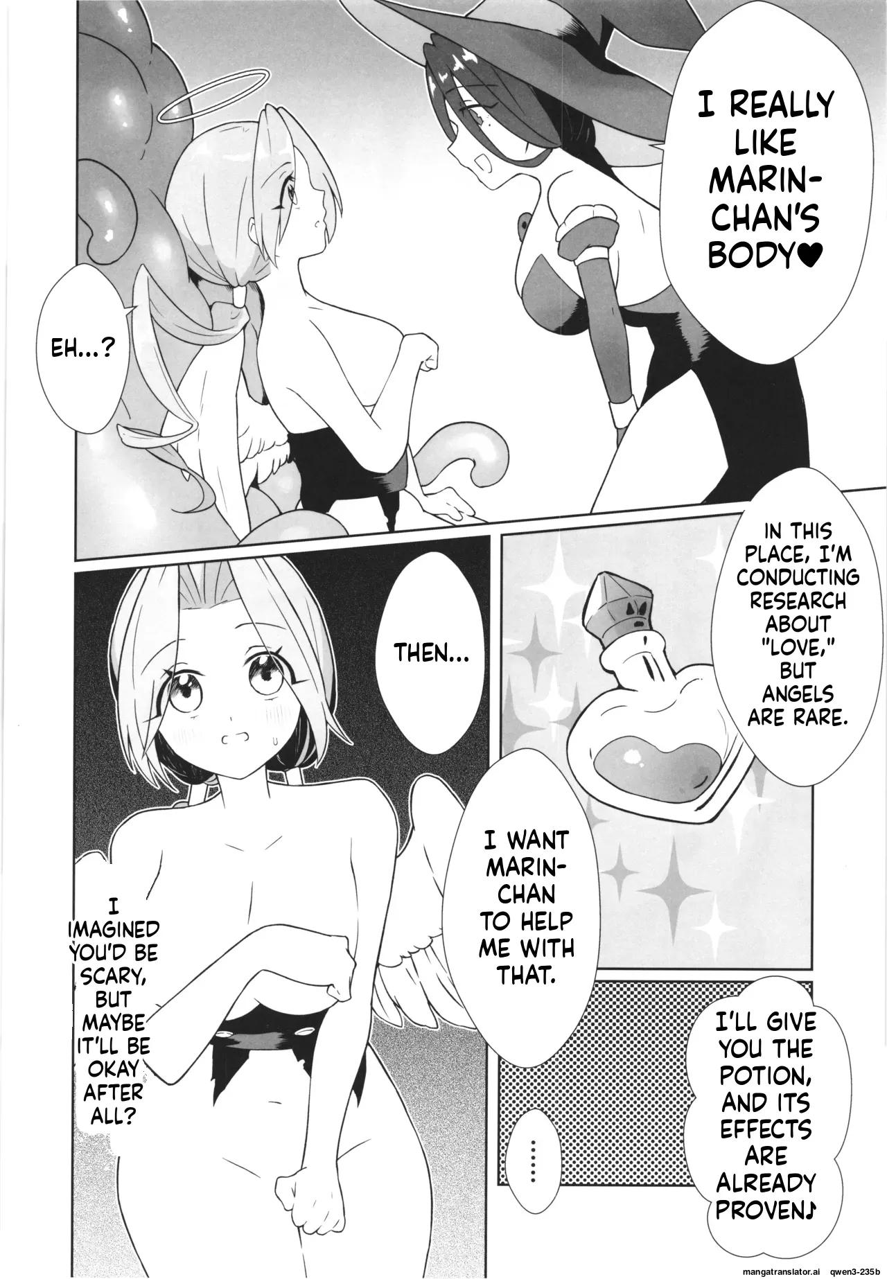 (C107) [Nanao-chan Labo (Nanao Hajime)]Majo no Kairaku Kenkyuujo -Marin no Mezame-(SCANMTL) Page 10