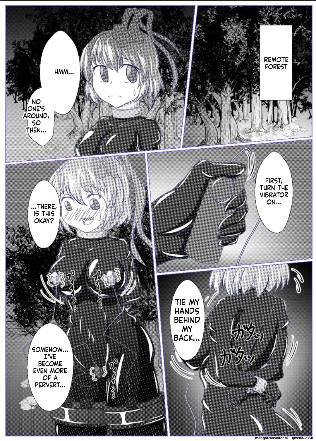 [ShinKaiKan (Kasei-Kumoko)]Iku no Hazukashii Self-Bondage Gaishutsu Taiken(Zenpen) (Touhou Project) [Digital] (SCANMTL) Page 9