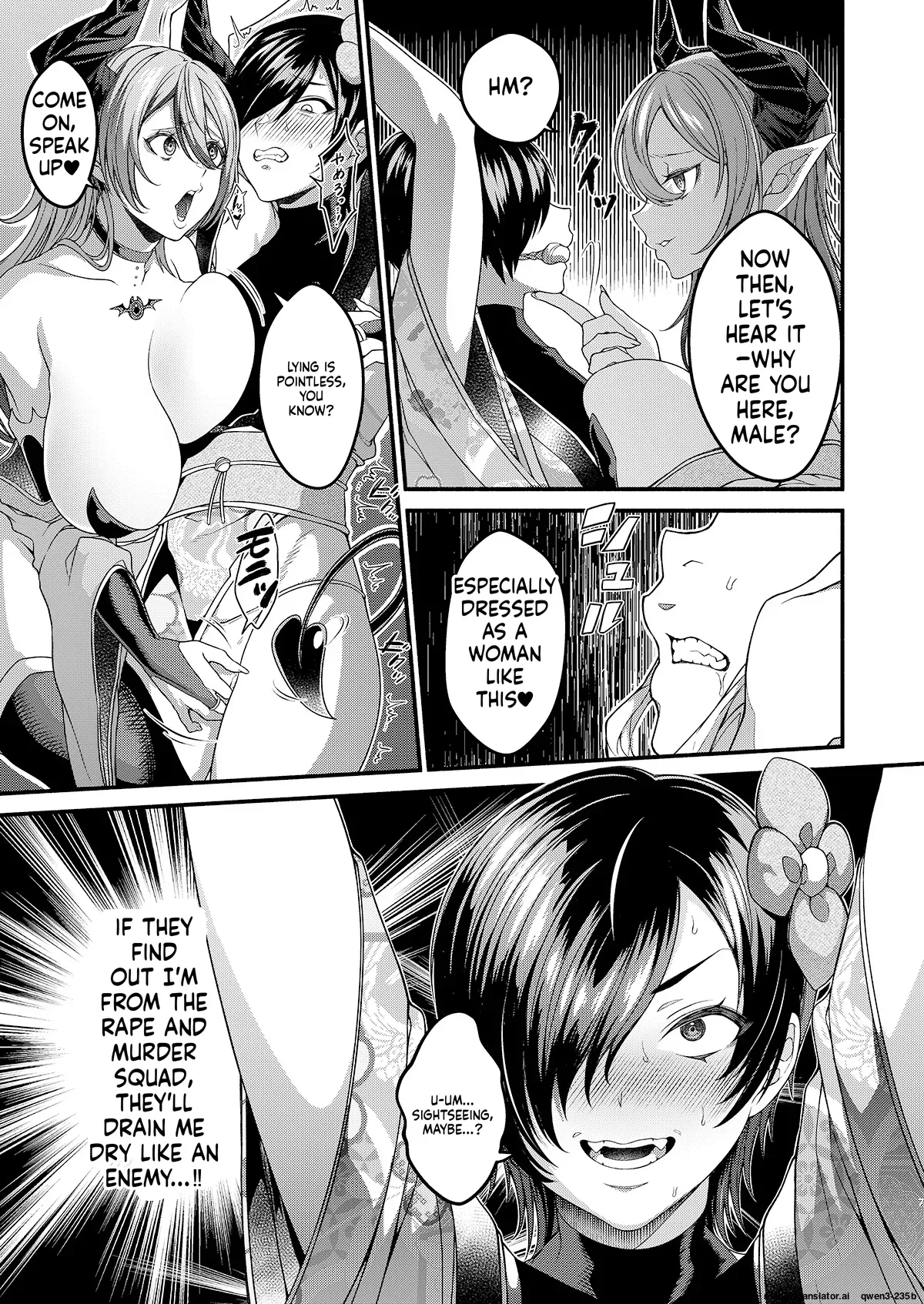 [7 Rensa (Shishamon)]Josou Sennyuu Shippai!! ~Succubus no Sato no Tosei Pet~[English] [SCANMTL] [Digital] Page 7