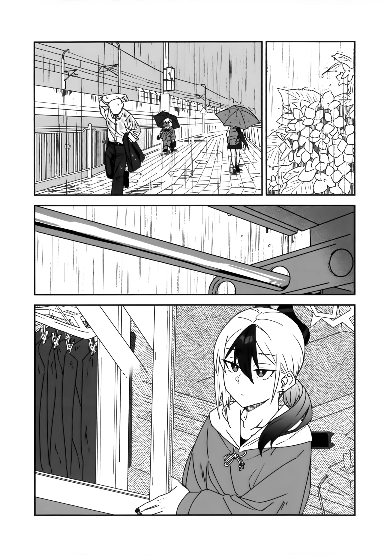 [Mara Nekonabe (Uniyukke)]Ame no Hi,  Kayoko to - A rainy day Beside her(Blue Archive) Page 3
