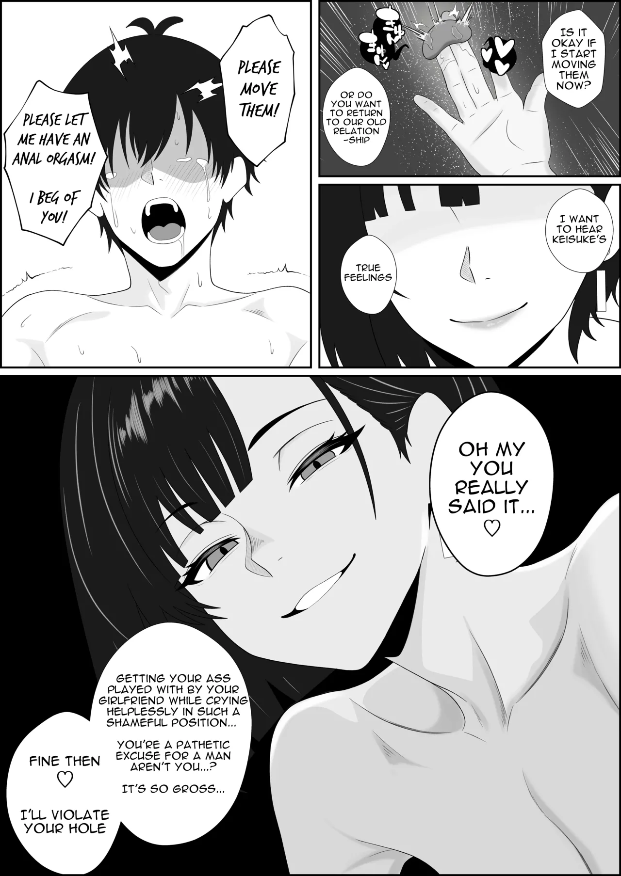 [Seijin 14-sai (Sankaku Noel)]Netorareta Kanojo ga Joou-sama ni natte Kaettekita ~Ruined de Kintama o Kara ni sarete Zenritsusen o Ijirarete Nandomo Nandomo Mesuikishite Choukyou sareru Ohanashi~[English] Page 37