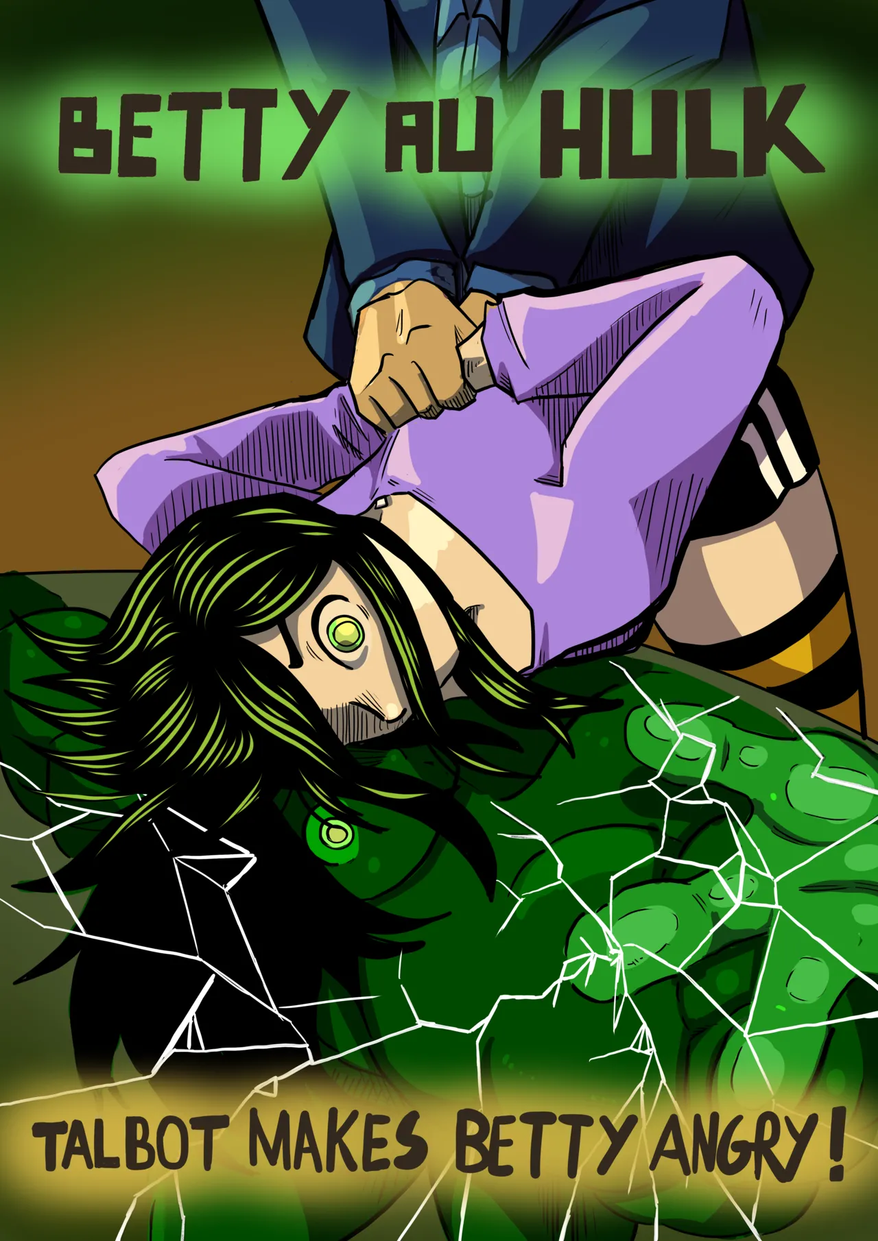 [Odoruyama]Betty Hulk AU: Talbot Makes Betty Angry[Old Version] Page 1