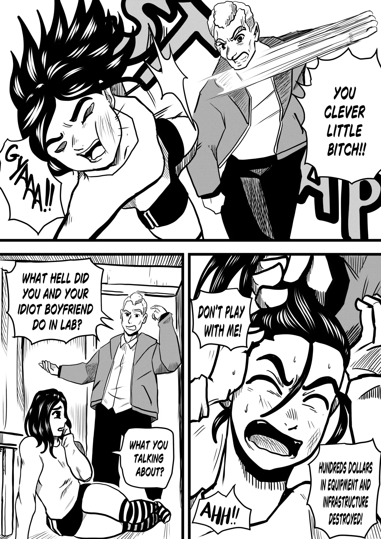 [Odoruyama]Betty Hulk AU: Talbot Makes Betty Angry[Old Version] Page 3