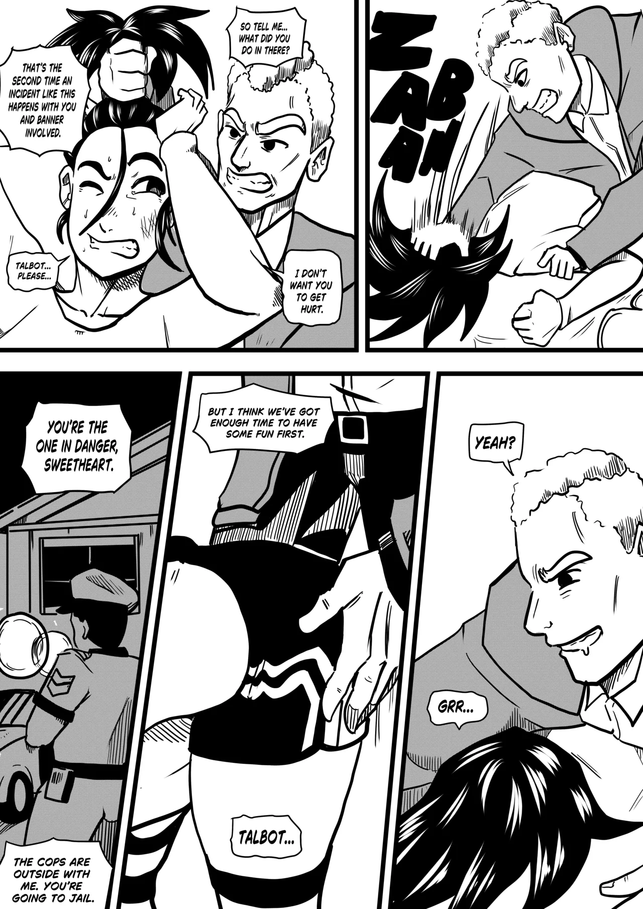 [Odoruyama]Betty Hulk AU: Talbot Makes Betty Angry[Old Version] Page 4