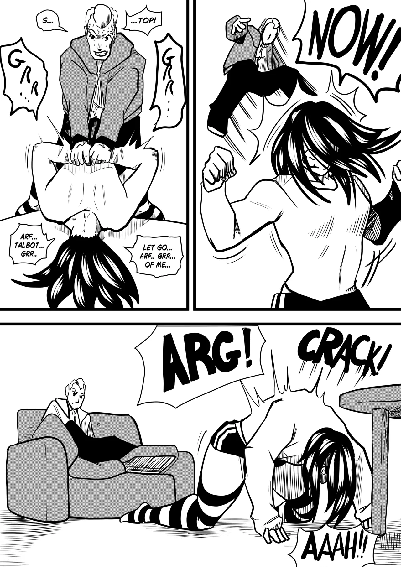[Odoruyama]Betty Hulk AU: Talbot Makes Betty Angry[Old Version] Page 6