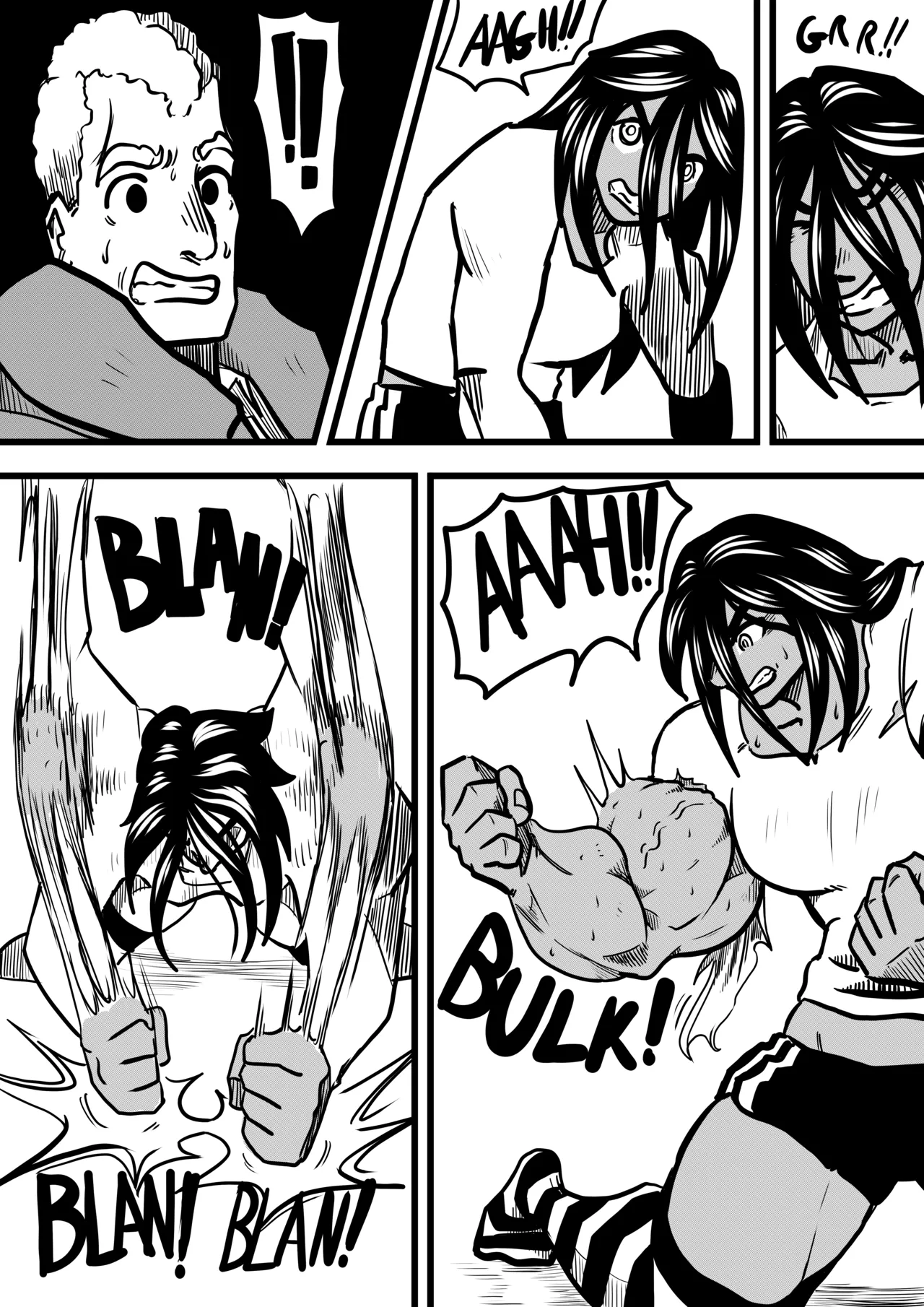 [Odoruyama]Betty Hulk AU: Talbot Makes Betty Angry[Old Version] Page 7