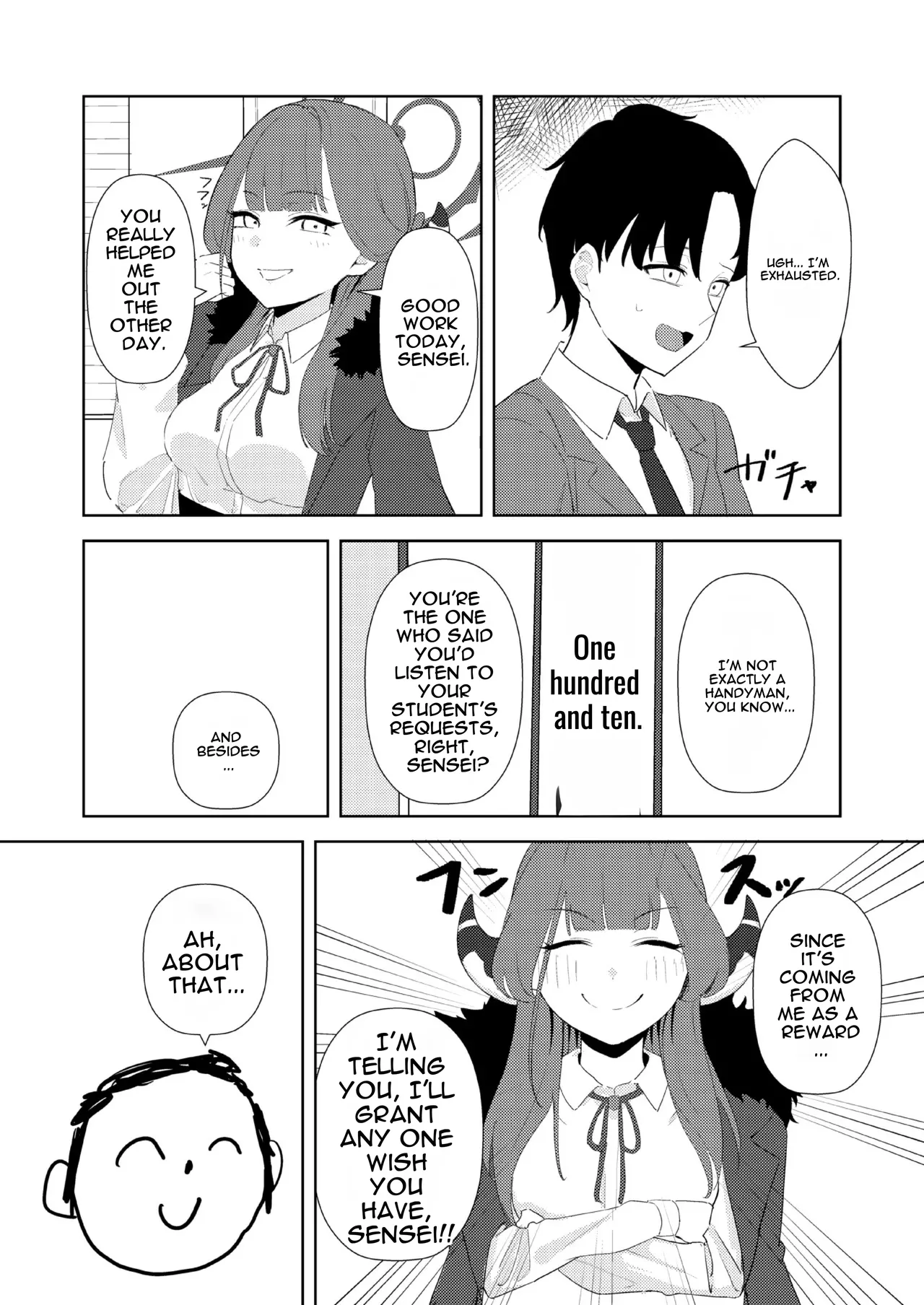 [gallium wear (Masami Atabe)]Rikuhachima Shachou to Himitsu no Keiyaku - secret contract | A Secret Contract with Boss Rikuhachima(Blue Archive) [English] [DNTA] [Digital] Page 3