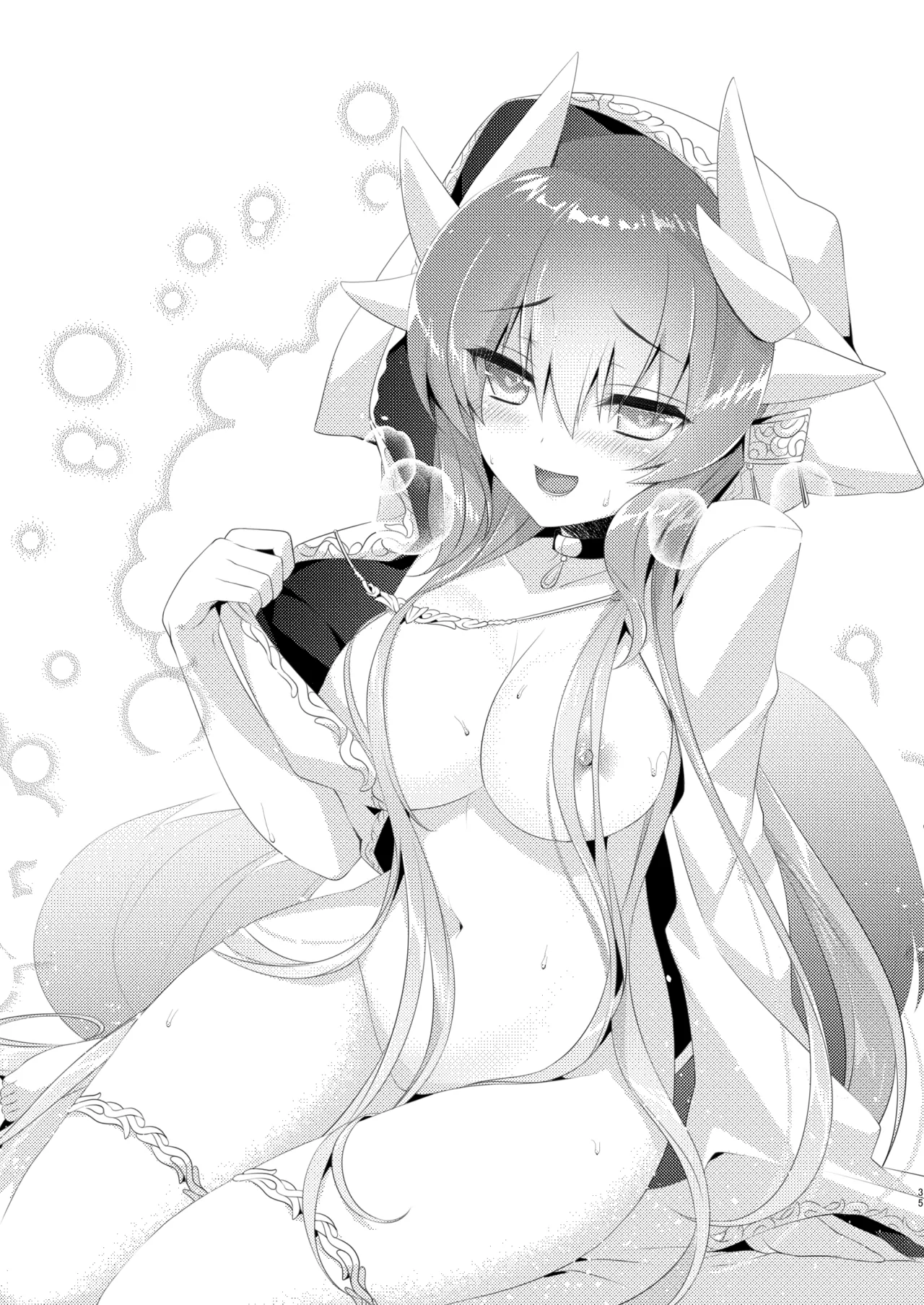 [hlz (Sanom)]Chuken Kiyohime Monogatari | The Tale of the Faithful Dog Kiyohime(Fate/Grand Order) [English] [Shiririn] [Digital] Page 34