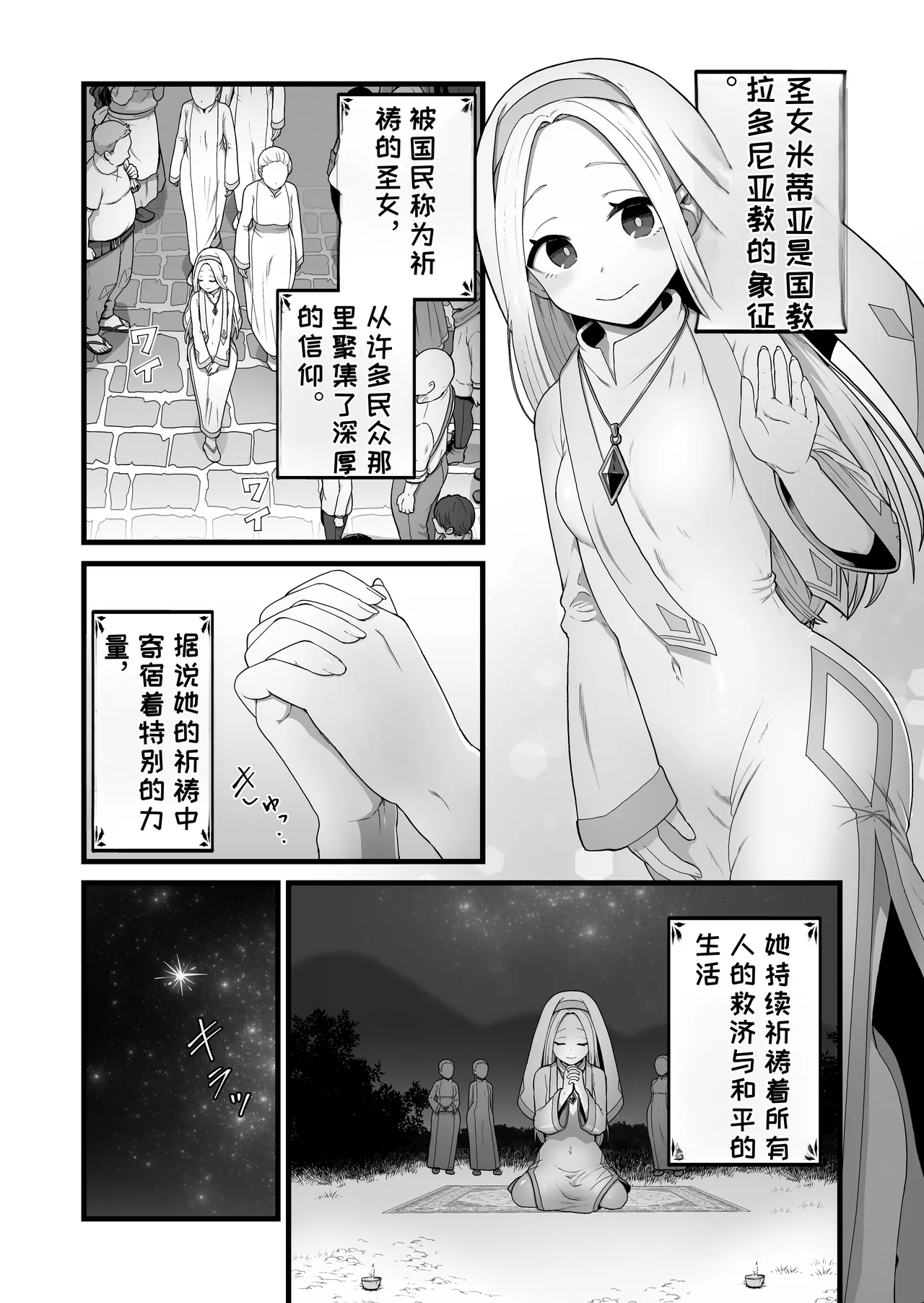 [Kitsunekopandanuki (pandanuki)]Seijo wa Shippo de Daraku Suru[Chinese][MTL] Page 2
