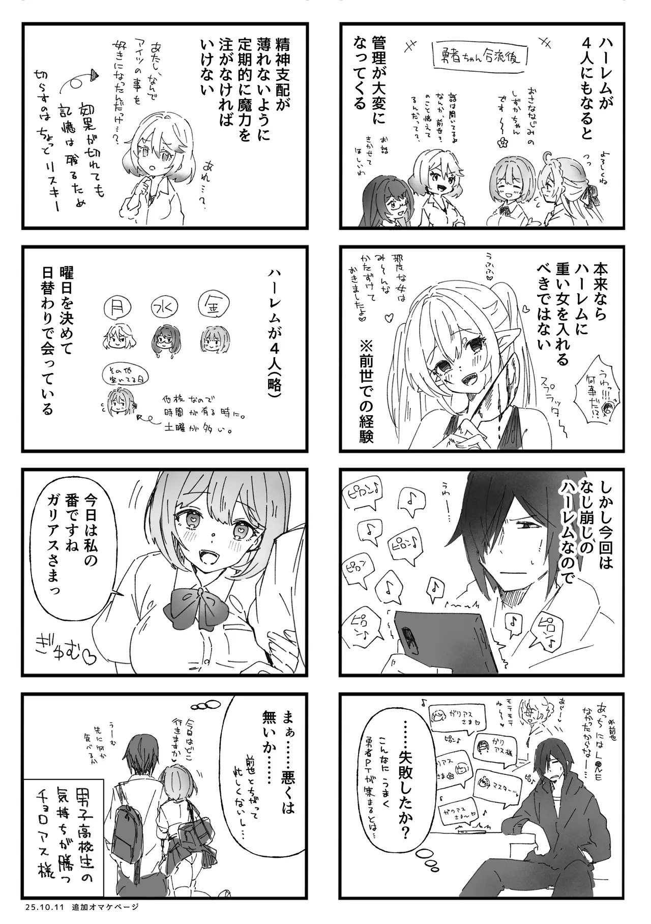 [Yumemi Dream Land (Yumemi Gachi)]Isekai kara Tensei shita Ore wa Yami no Chikara de Yuusha Party ni Fukushuu suru ~Soushuuhen~ Page 204