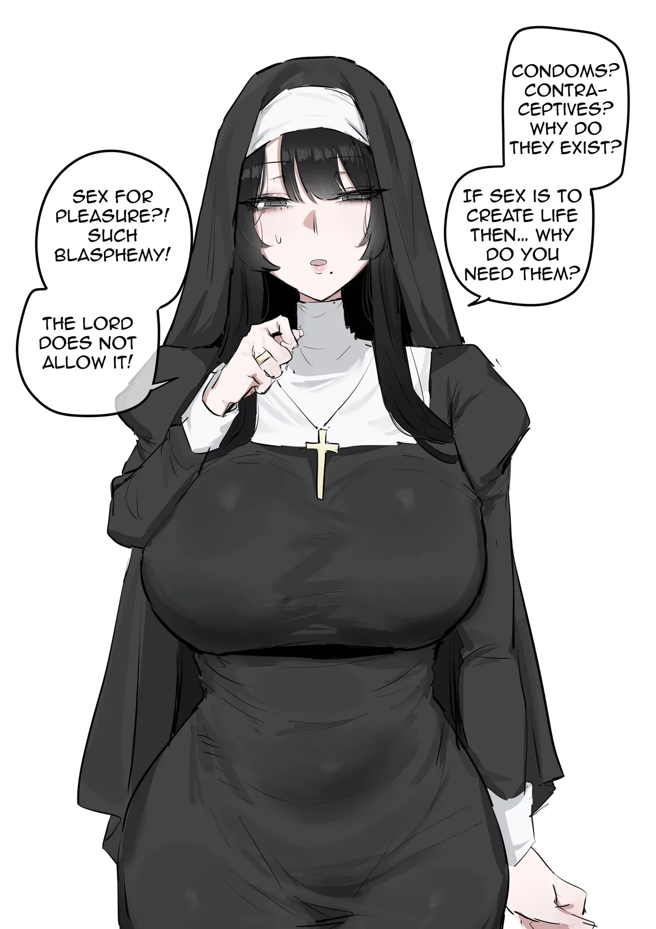 [kkan]Teaching a devoted nun sex education using my dick[Decensored] Page 2