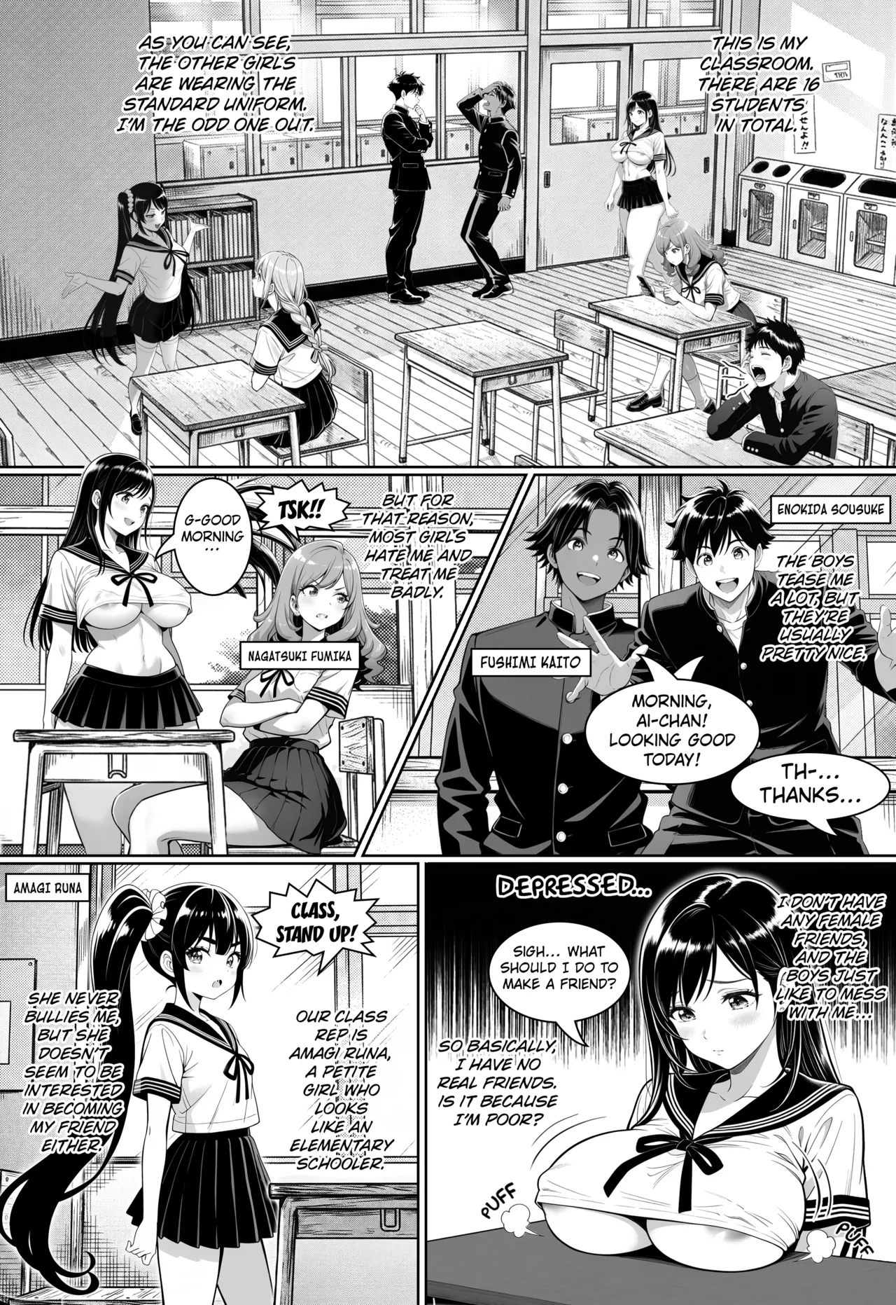 [Sakuya]Fiction Life of Ai Shinozaki Chapter 1[English] [Kuraudo] [AI Generated] Page 12
