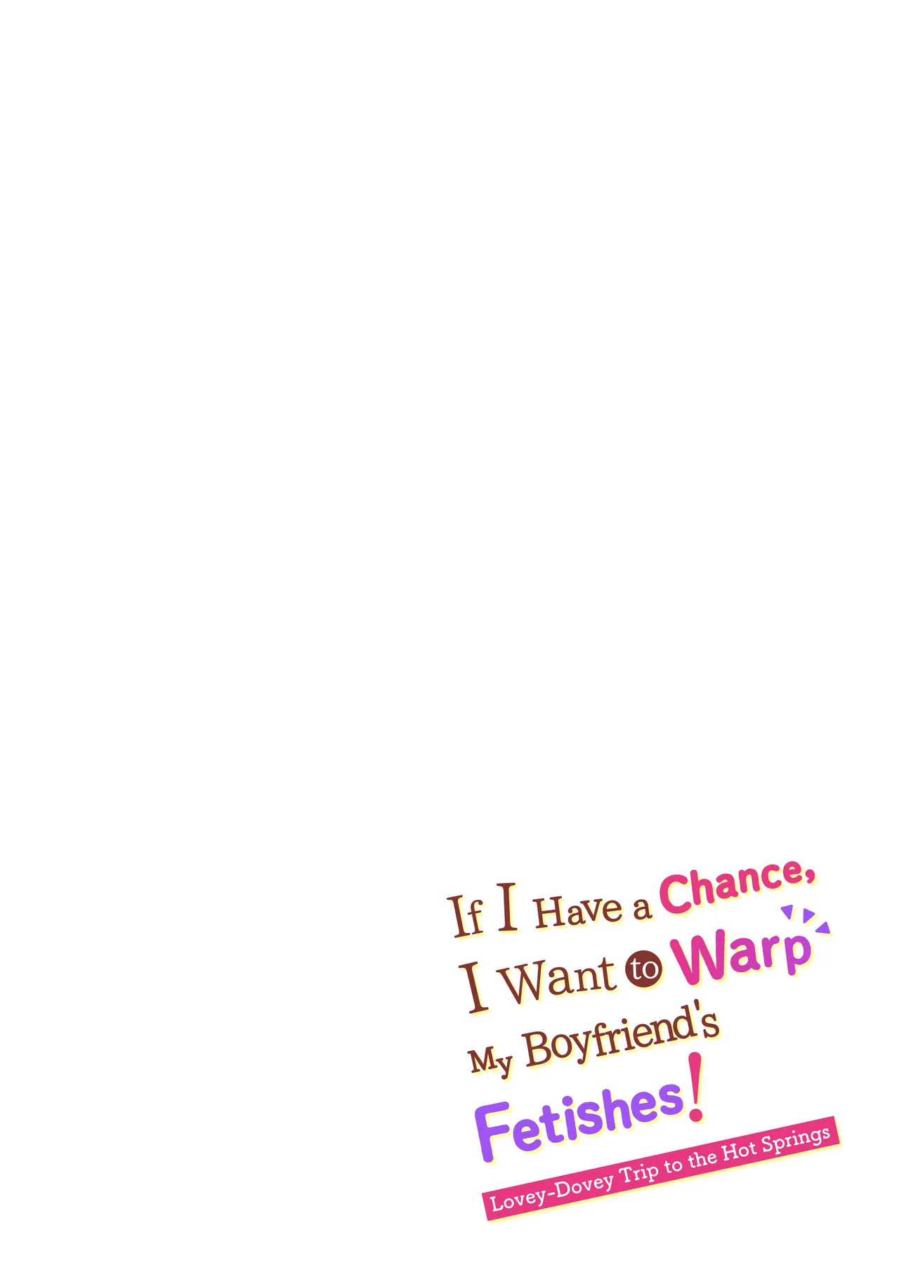 [Secret Alpaca Farm (Meeo)]If I Have a Chance, I Want to Warp My Boyfriend's Fetishes! ~Lovey-dovey Trip to the Hotsprings~[English] [Digital] Page 59