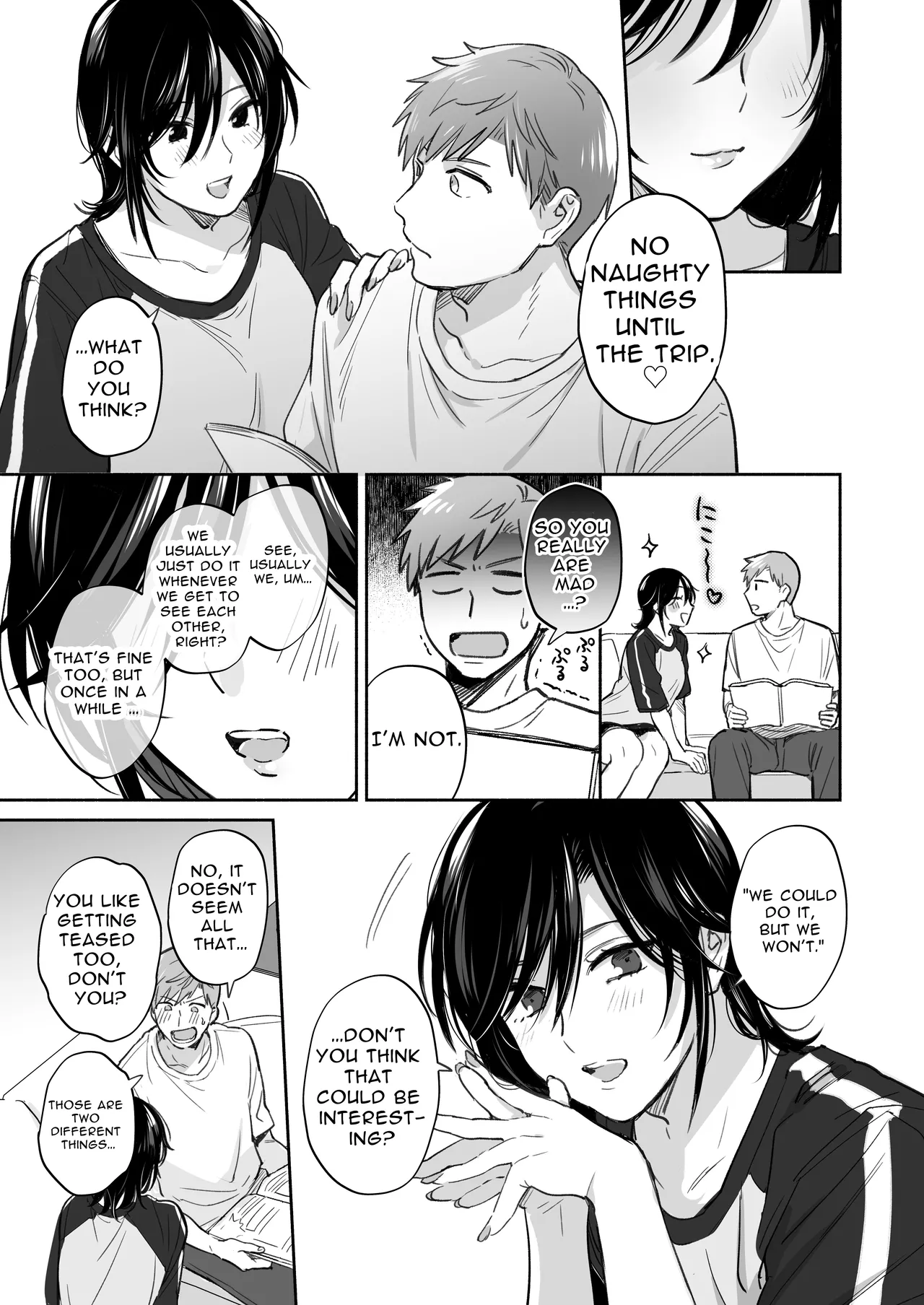 [Secret Alpaca Farm (Meeo)]If I Have a Chance, I Want to Warp My Boyfriend's Fetishes! ~Lovey-dovey Trip to the Hotsprings~[English] [Digital] Page 9