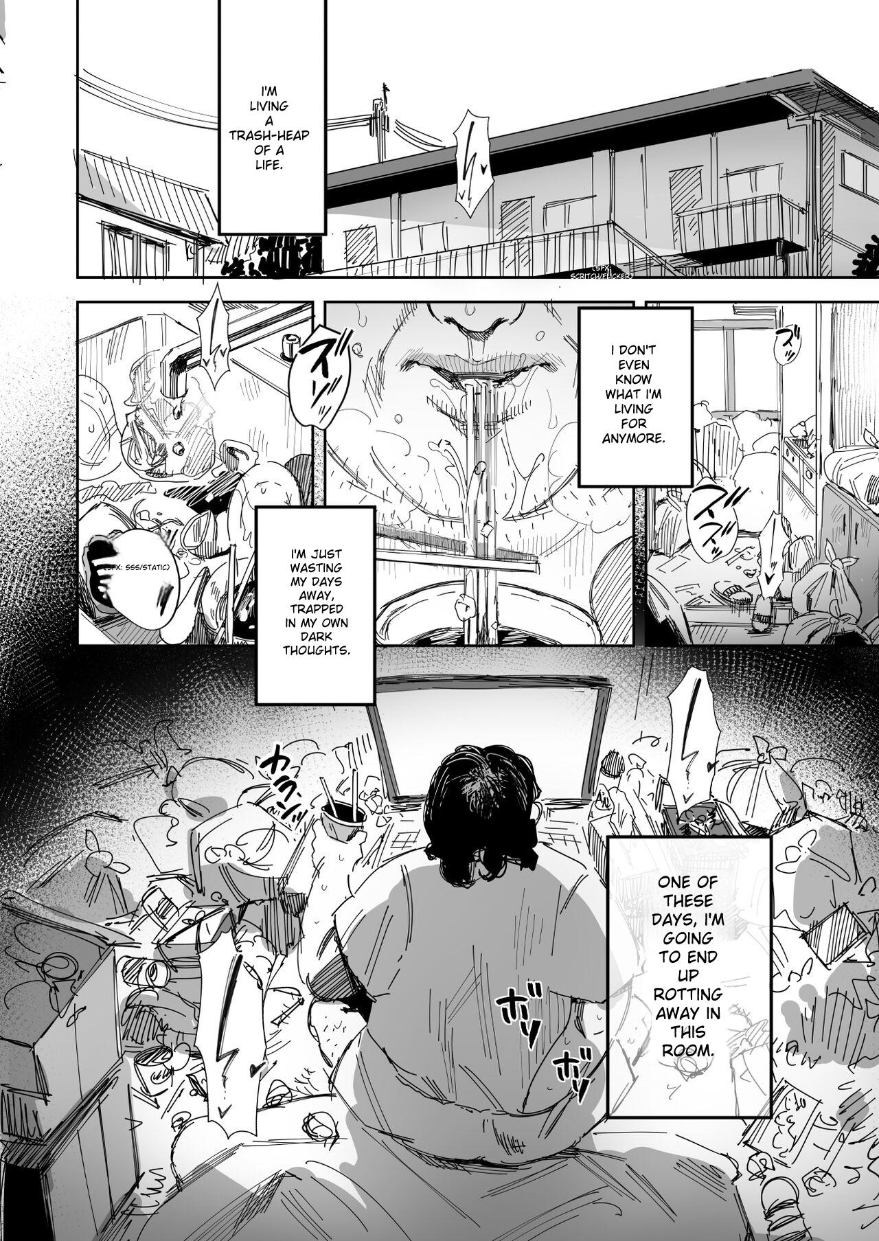 [Dynamic Mom (Onodera)]Rinjin no Gomibeya Oji-san ni Netorareru Ohitoyoshi Baka no Kyonyuu Hitozuma | A Kind-Hearted, Foolish, Big-Breasted Housewife Is Seduced By Her Neighbor, A Man With A Trashy Apartment[English] [Digital] Page 2