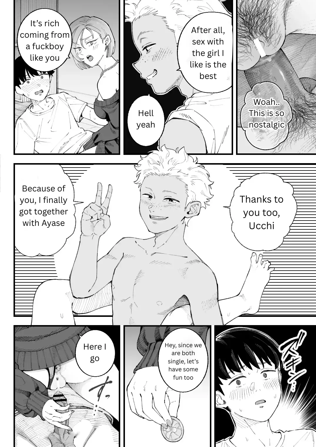 [Hameyama Cola]Boku to Aitsu to Ano Ko to Kanojo. - Me, Him, the Girl and Her[English] Page 60