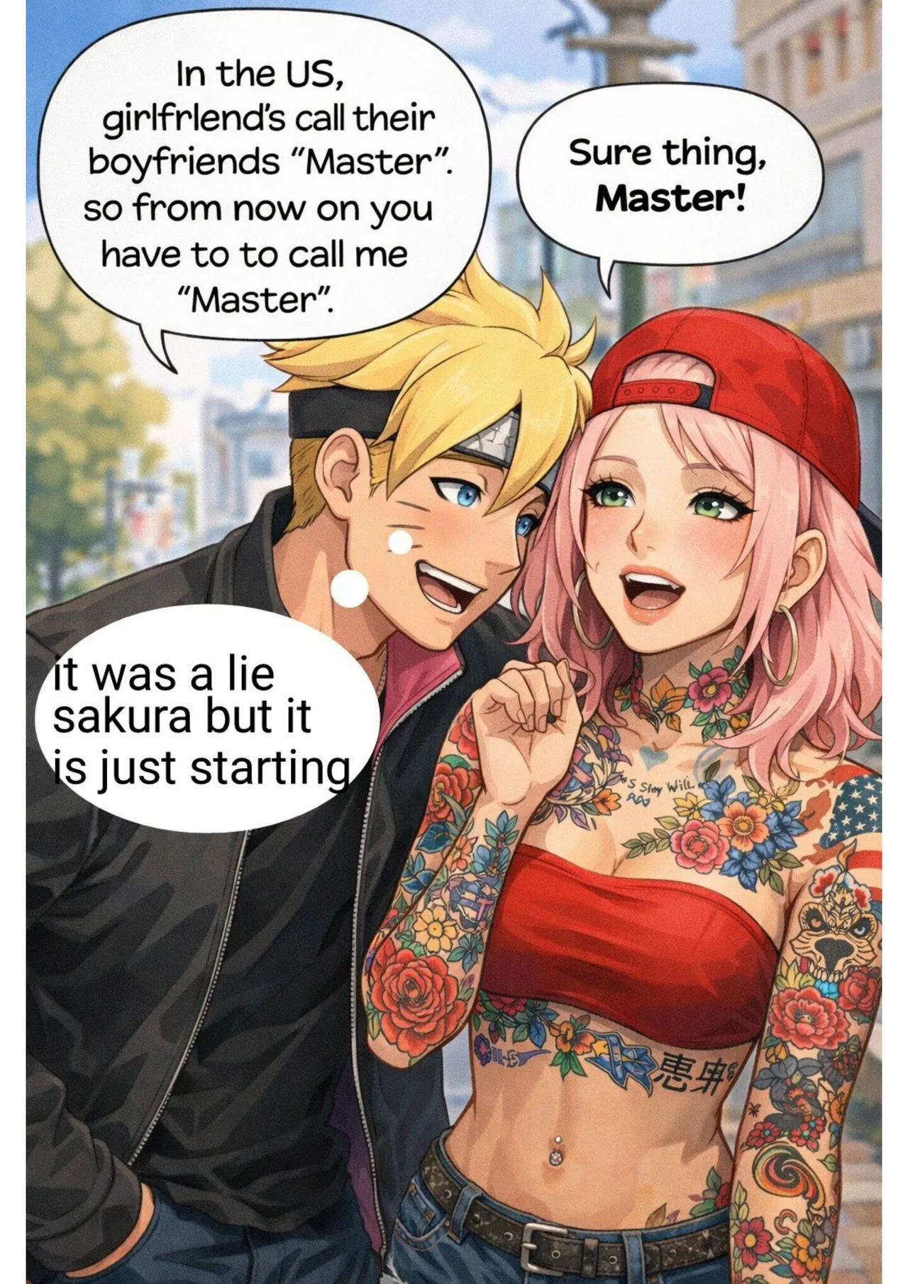 [Hottielid]Sakura to SLAVE a corruption journey(complete) [AI Generated] Page 39