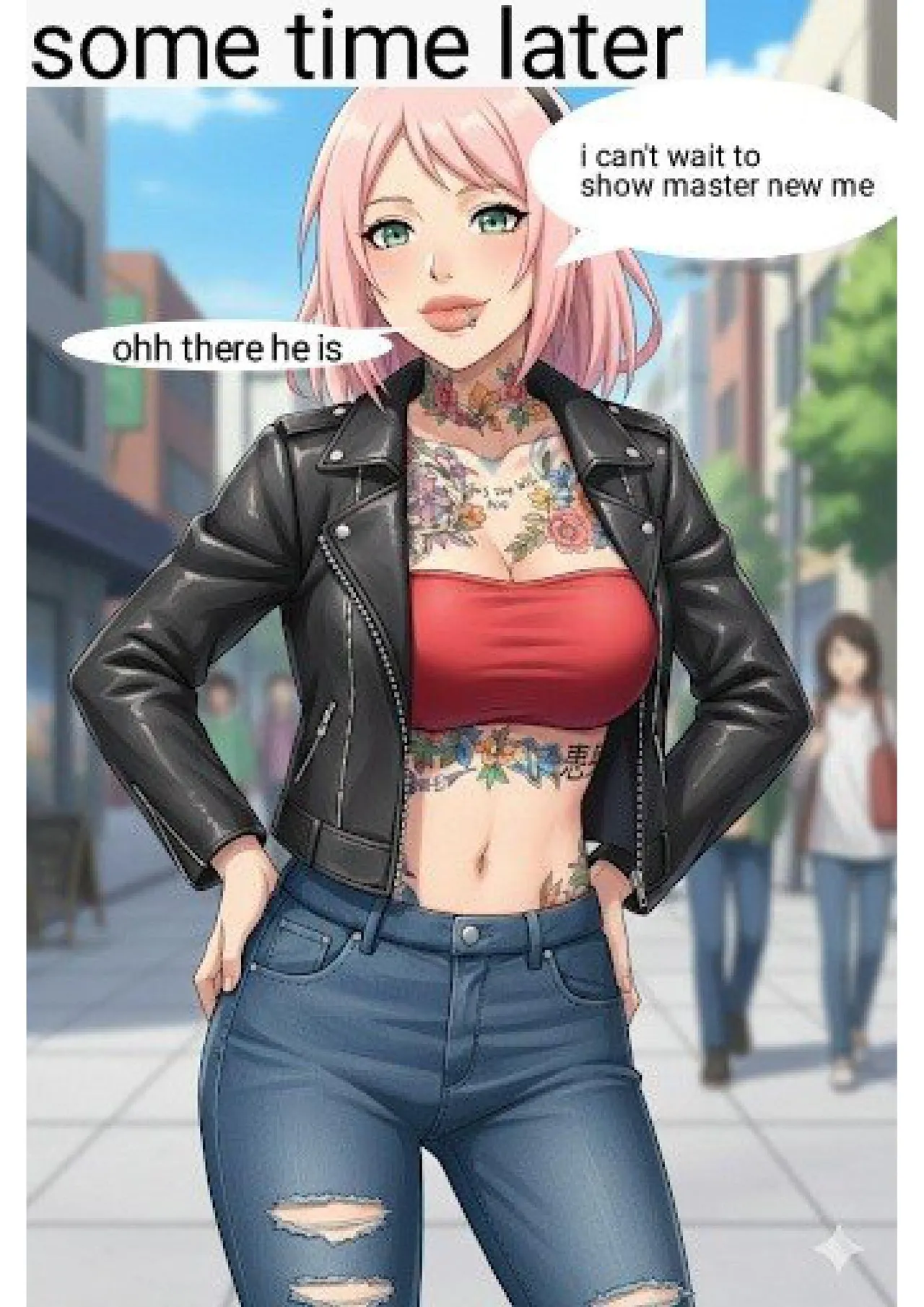 [Hottielid]Sakura to SLAVE a corruption journey(complete) [AI Generated] Page 43