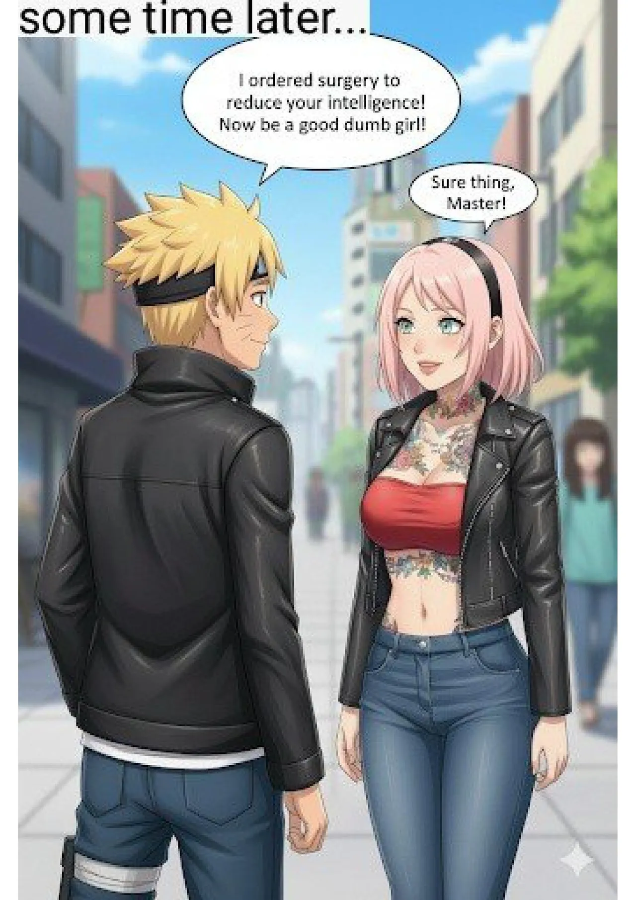 [Hottielid]Sakura to SLAVE a corruption journey(complete) [AI Generated] Page 45