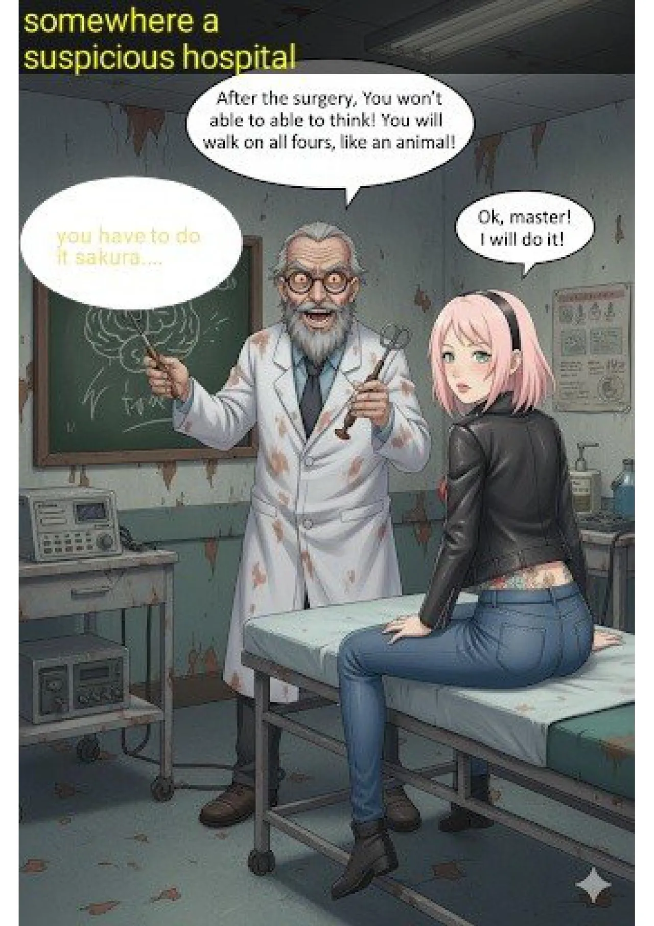 [Hottielid]Sakura to SLAVE a corruption journey(complete) [AI Generated] Page 46