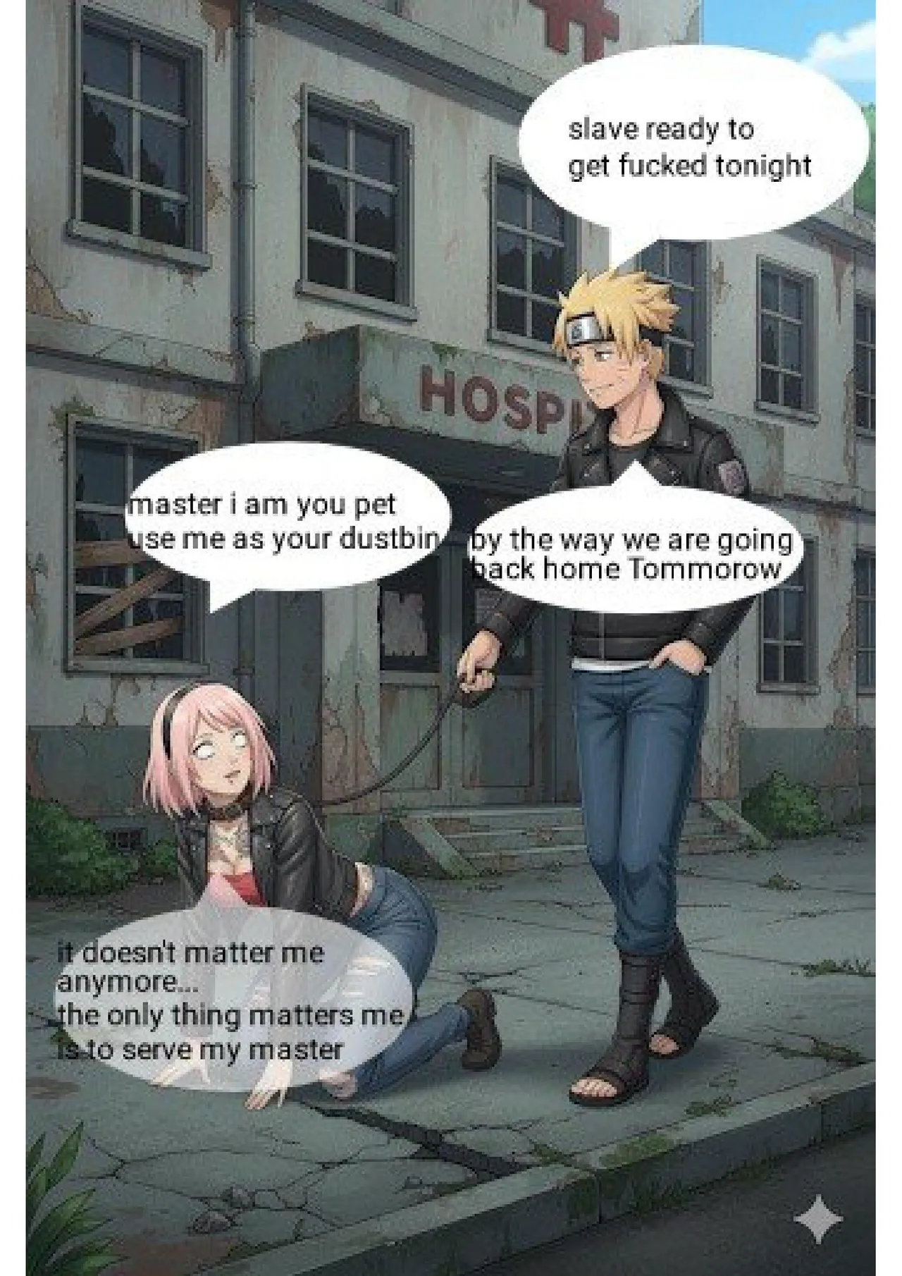 [Hottielid]Sakura to SLAVE a corruption journey(complete) [AI Generated] Page 49