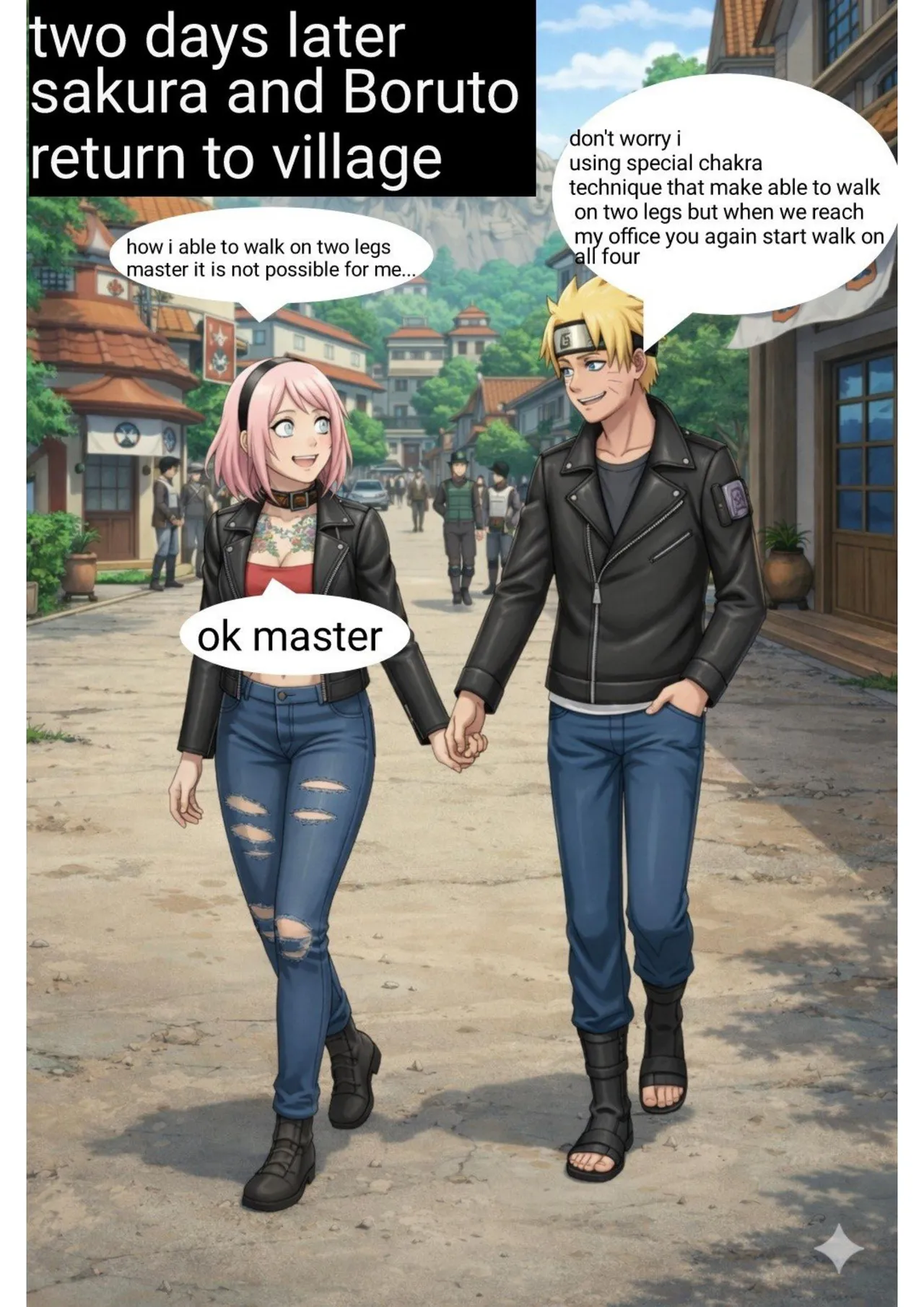 [Hottielid]Sakura to SLAVE a corruption journey(complete) [AI Generated] Page 50
