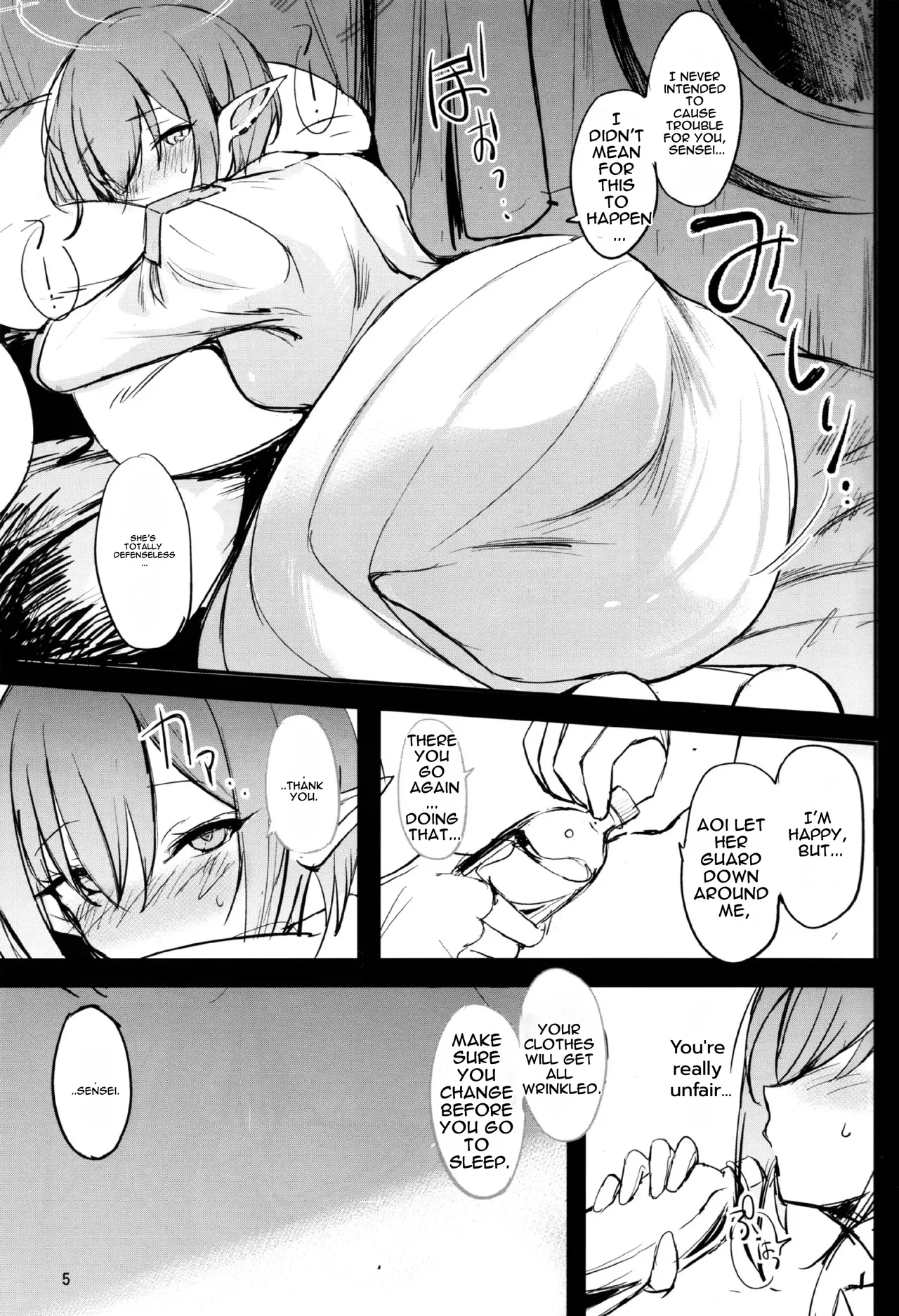 (C104) [Dream Halls! (Tsuzuri)]Chimei-teki na Kanojo(Blue Archive) [English] Page 4