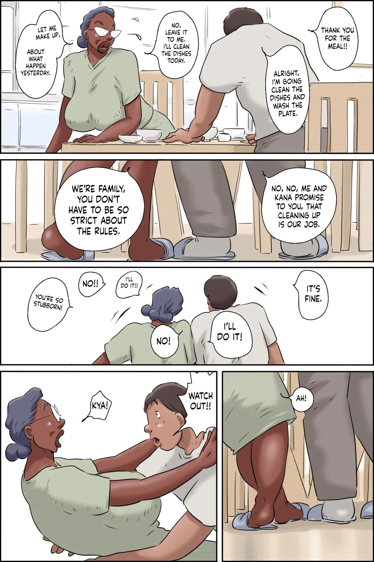 [Zenmai Kourogi]Nureru Gibo no Iru Seikatsu | Living Together WIth My Mother In Law[English] [wcombo123] Page 16