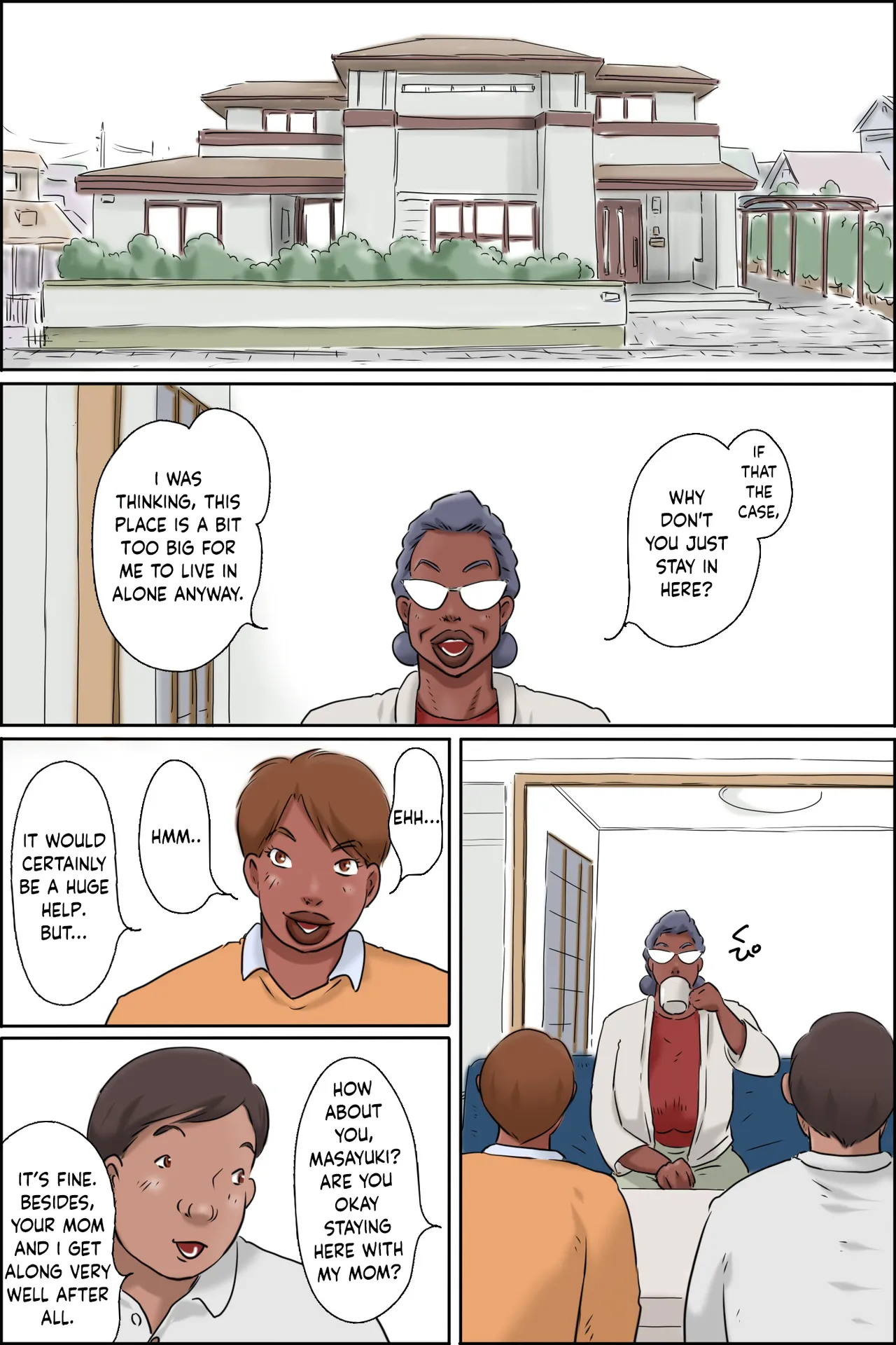 [Zenmai Kourogi]Nureru Gibo no Iru Seikatsu | Living Together WIth My Mother In Law[English] [wcombo123] Page 2