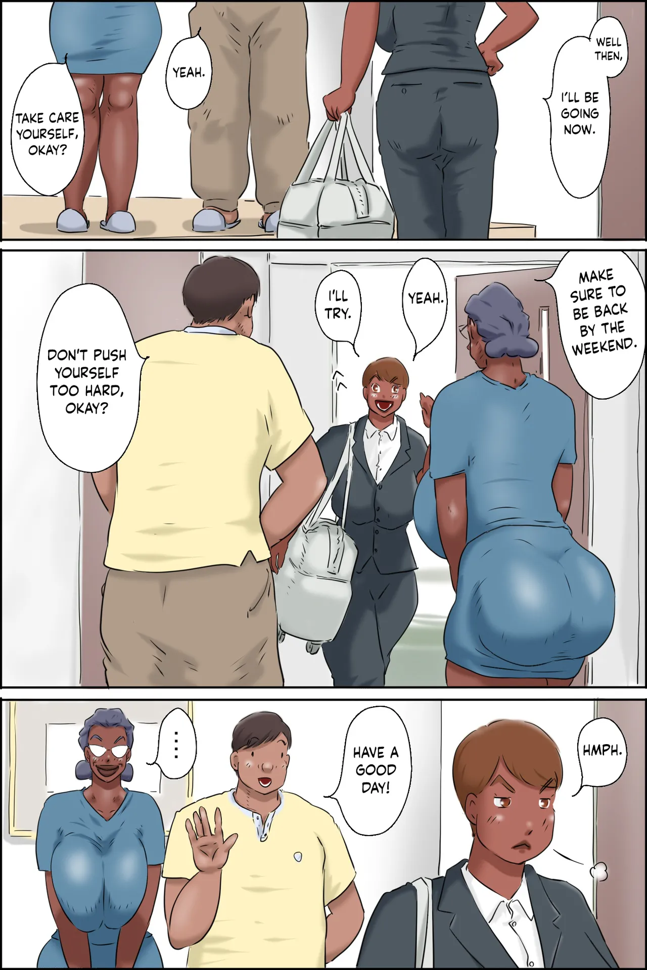 [Zenmai Kourogi]Nureru Gibo no Iru Seikatsu | Living Together WIth My Mother In Law[English] [wcombo123] Page 29