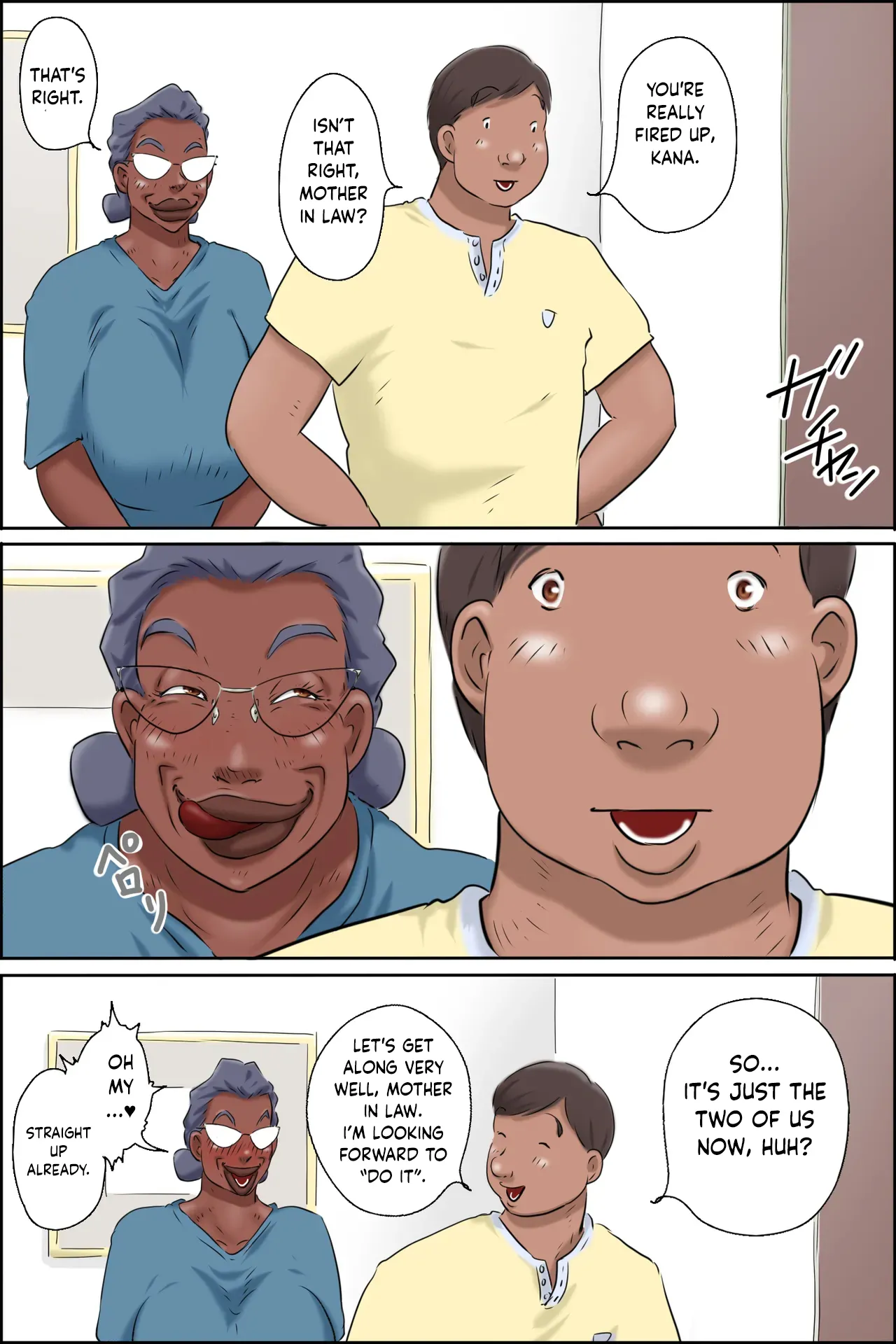 [Zenmai Kourogi]Nureru Gibo no Iru Seikatsu | Living Together WIth My Mother In Law[English] [wcombo123] Page 30