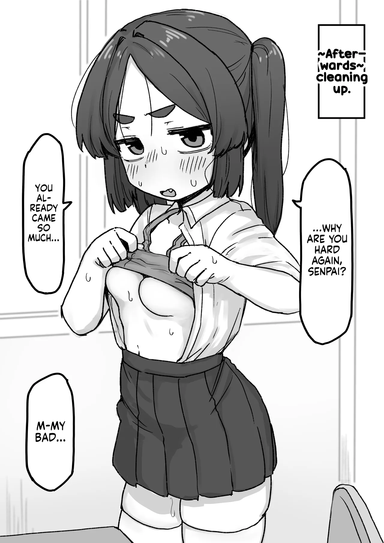 [Dobepopon]○Shori Gakari-chan | Sexual Relief-chan[English] [NudeSalad] [Ongoing] Page 16